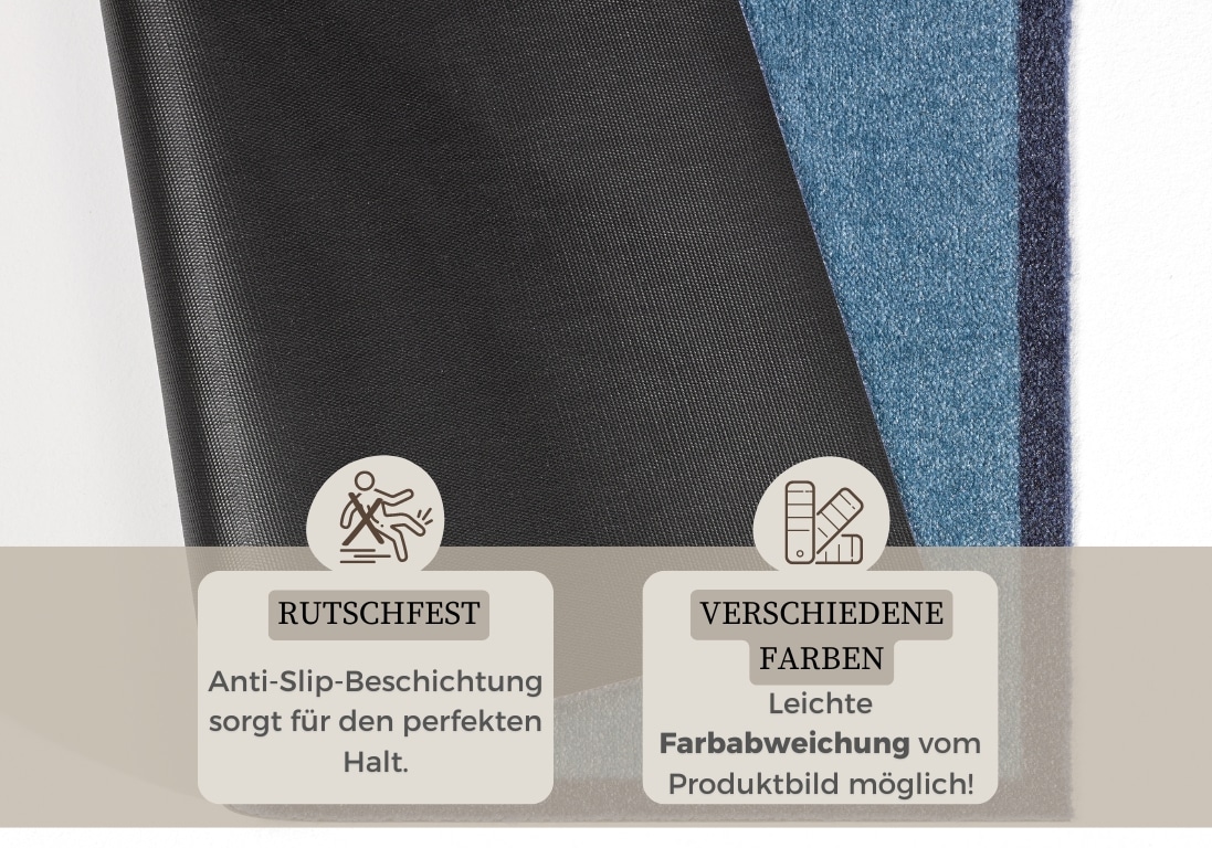 HANSE Home Fussmatte »Moin, Türmatte«, rechteckig, 7 mm Höhe, Waschbar, Schmutzfangmatte, Outdoor, Innen, Rutschfest, Wetterfest