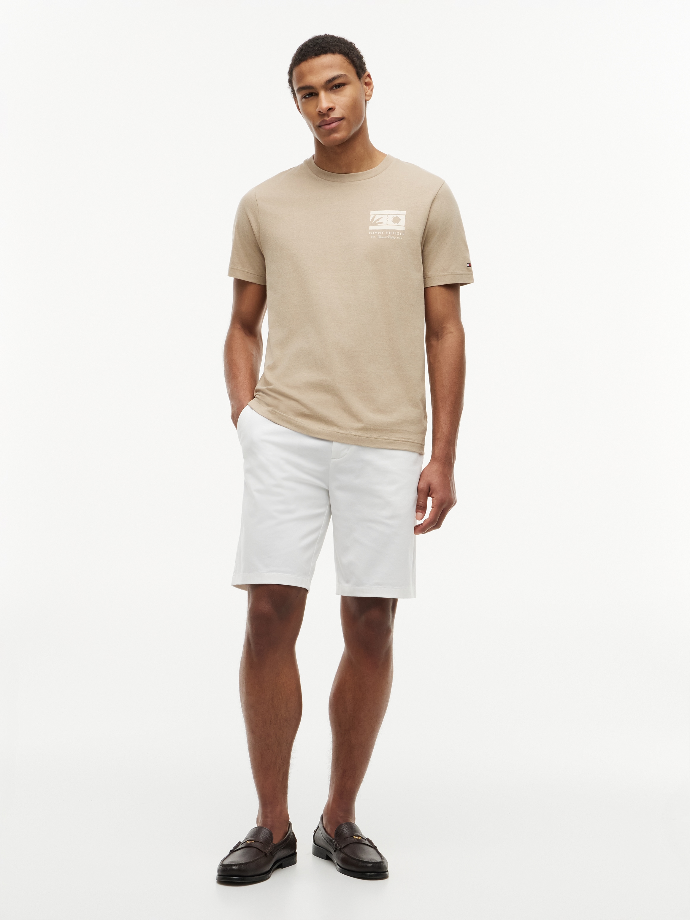 Tommy Hilfiger T-Shirt »MONO SUN GRAPHIC REGULAR TEE« aus Jersey mit Logo-Grafik