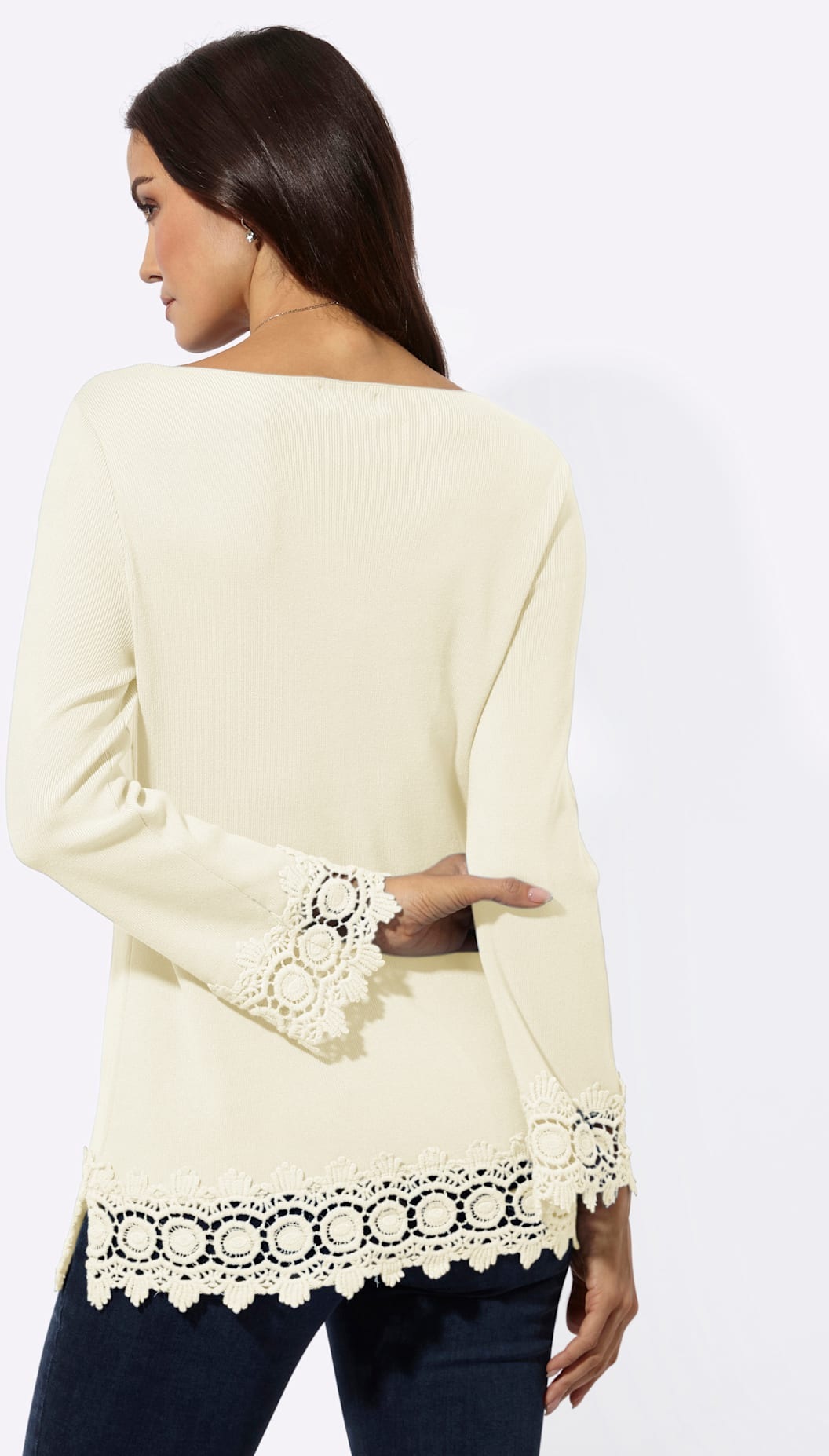 creation L Strickpullover »Lyocell-Mix-Pullover«