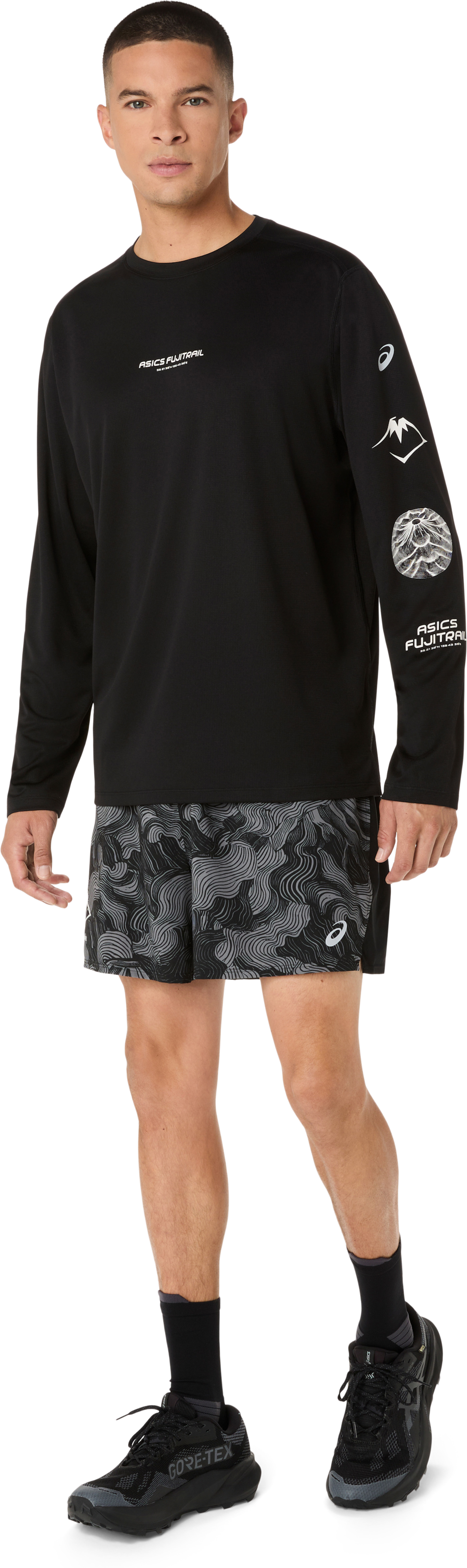 Asics T-shirt de course »FUJITRAIL LOGO LS TOP«