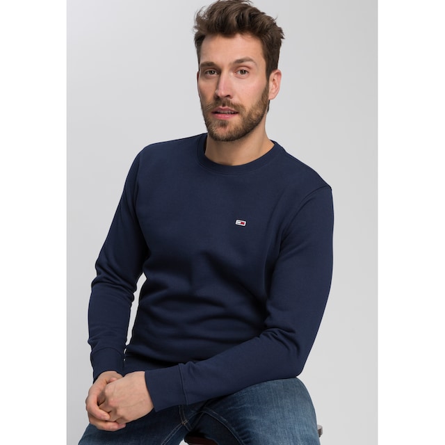 Mode Acheter en ligne Tommy Jeans Sweatshirt »TJM REGULAR FLEECE C NECK«,  mit Markenlogo auf der Brust maintenant