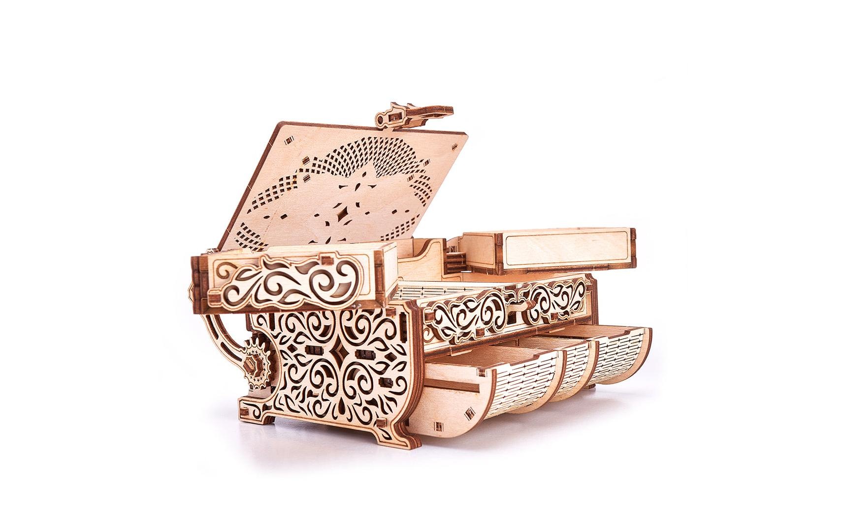 Spielbausteine »WoodTrick Schatzkiste Swarovski«, (192 St.)