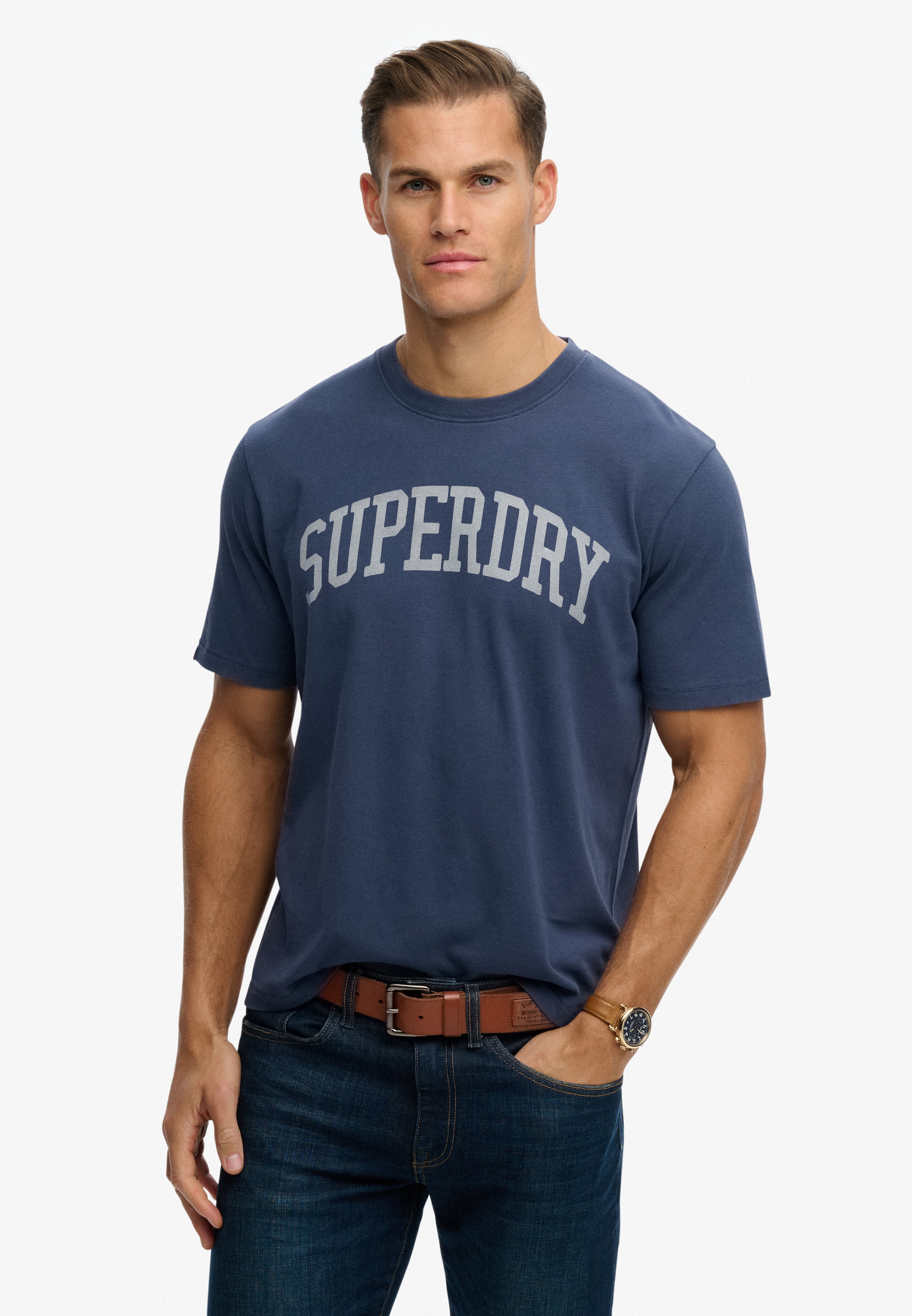 Image of Superdry Rundhalsshirt "ATH ESS TEE"