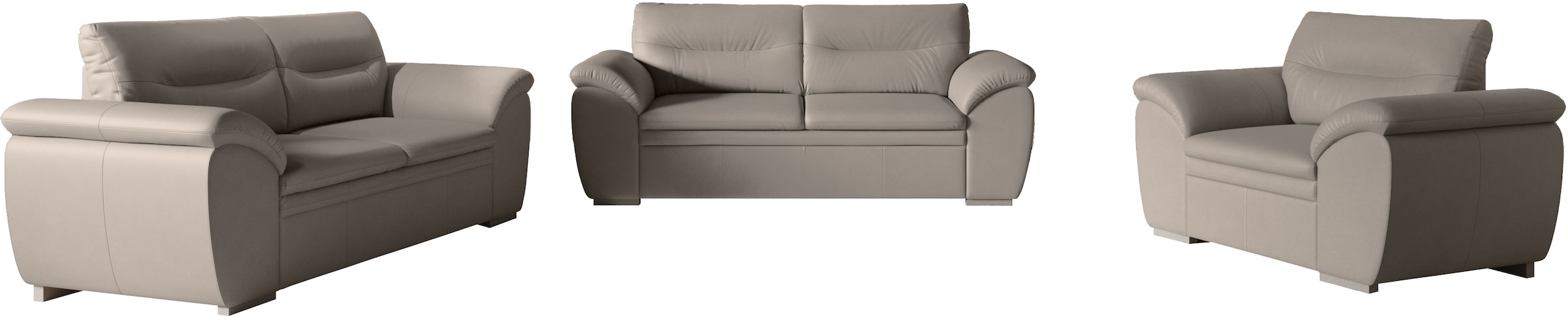 COTTA Ensemble rembourré »Leandra« Set bestehend aus: 2-Sitzer & 2,5-Sitzer