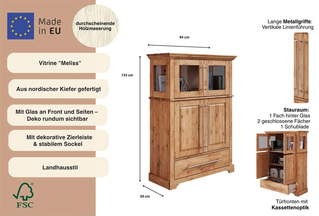 GOODproduct Buffet haut »Meliss«