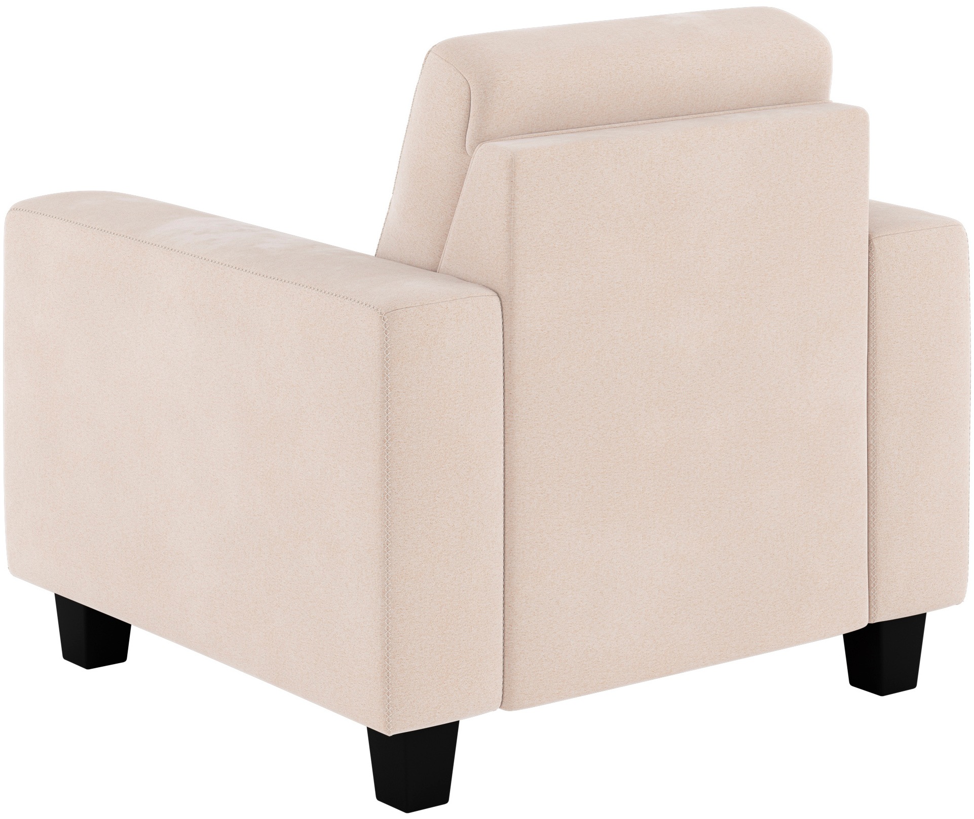 Places of Style Sessel »Varese«, Kreuznaht in beige