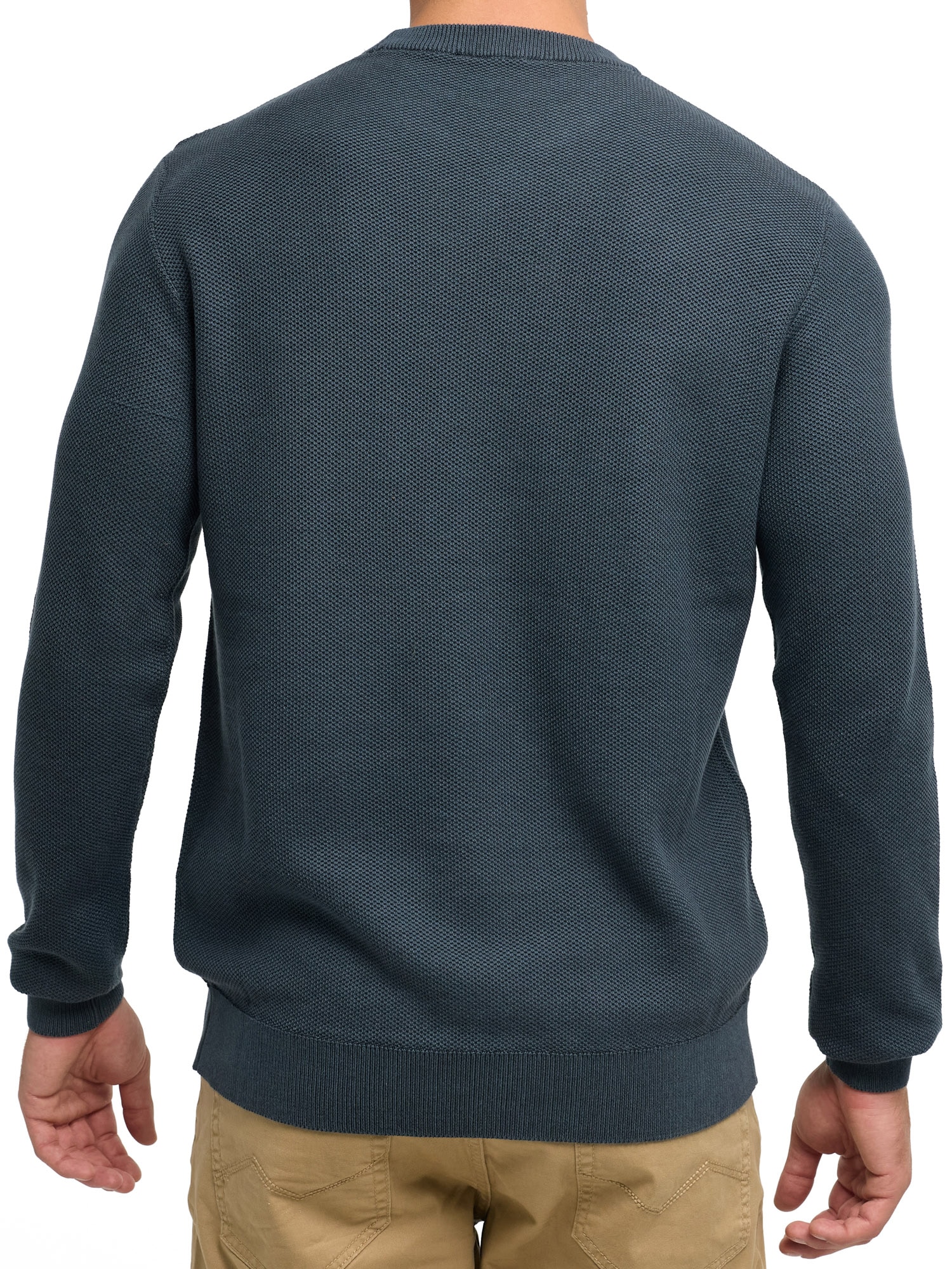Indicode Pull à col rond »INJexmon o-neck« Baumwolle, regular fit