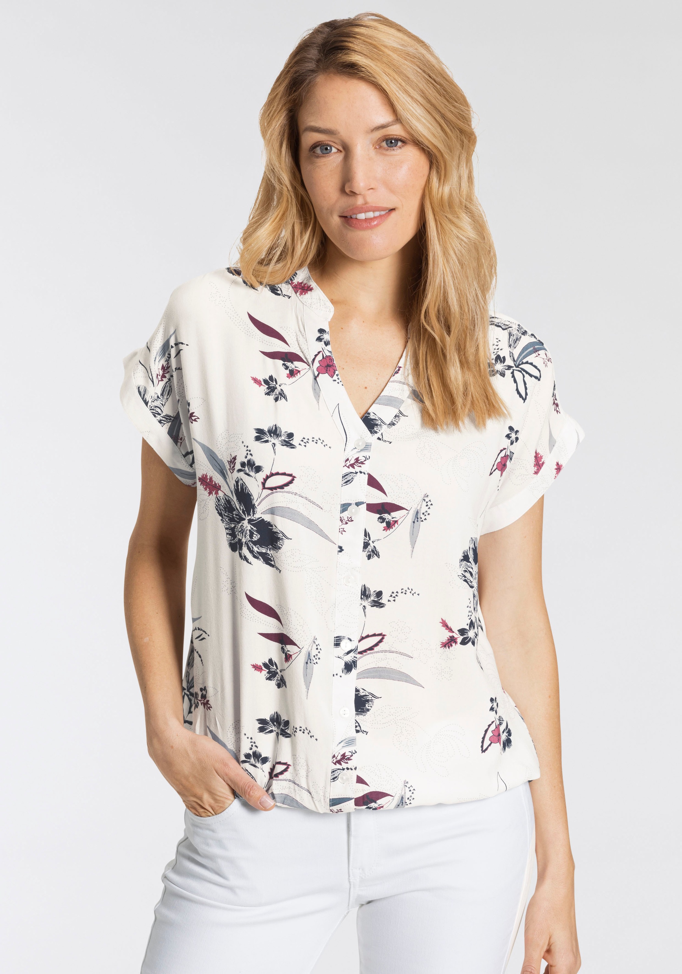 Image of Boysen's Schlupfbluse, mit elastischem Ballonsaum bei Ackermann Versand Schweiz