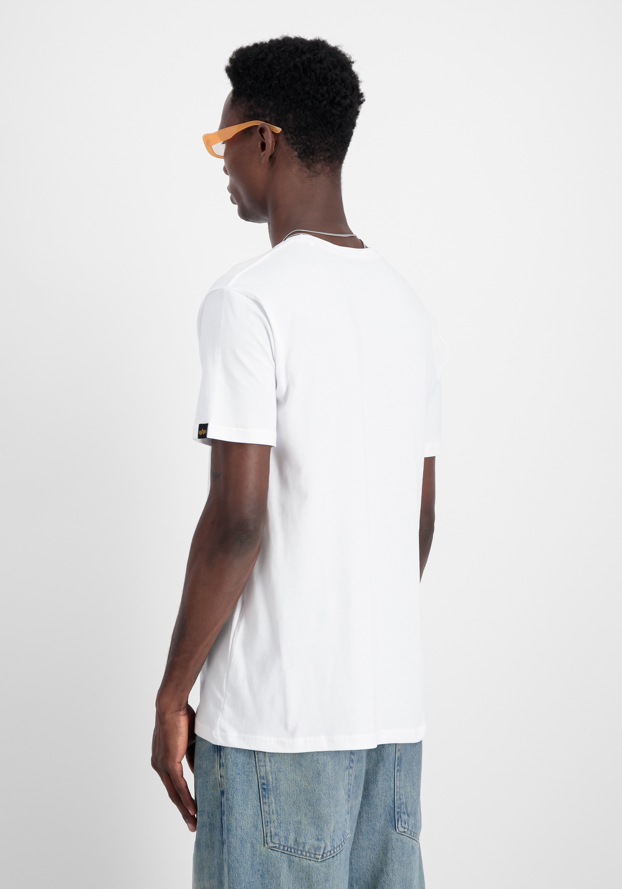 Alpha Industries T-Shirt »Alpha Industries Men - T-Shirts Satin Logo T-Shirt«