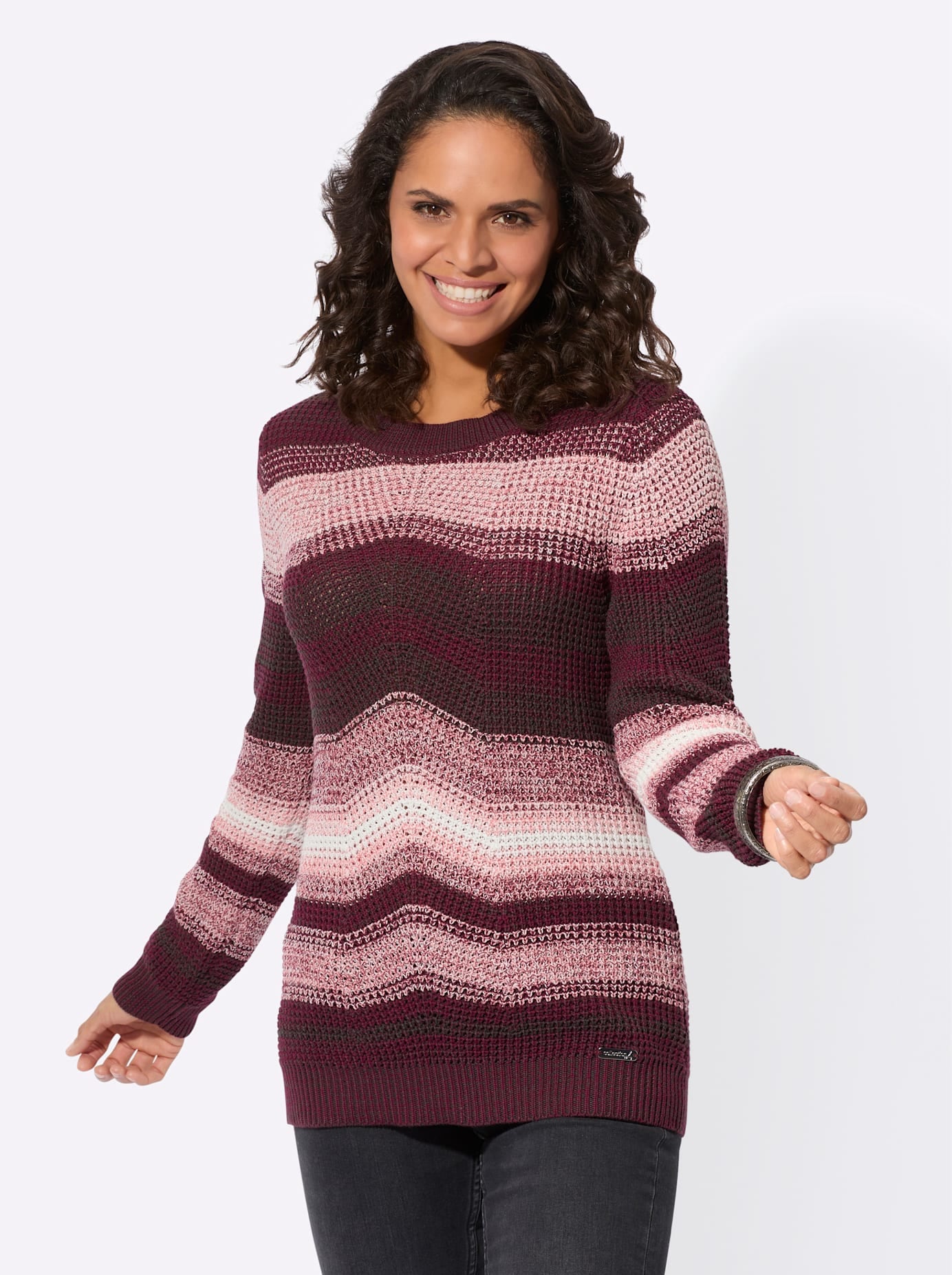 Casual Looks Rundhalspullover »Pullover«