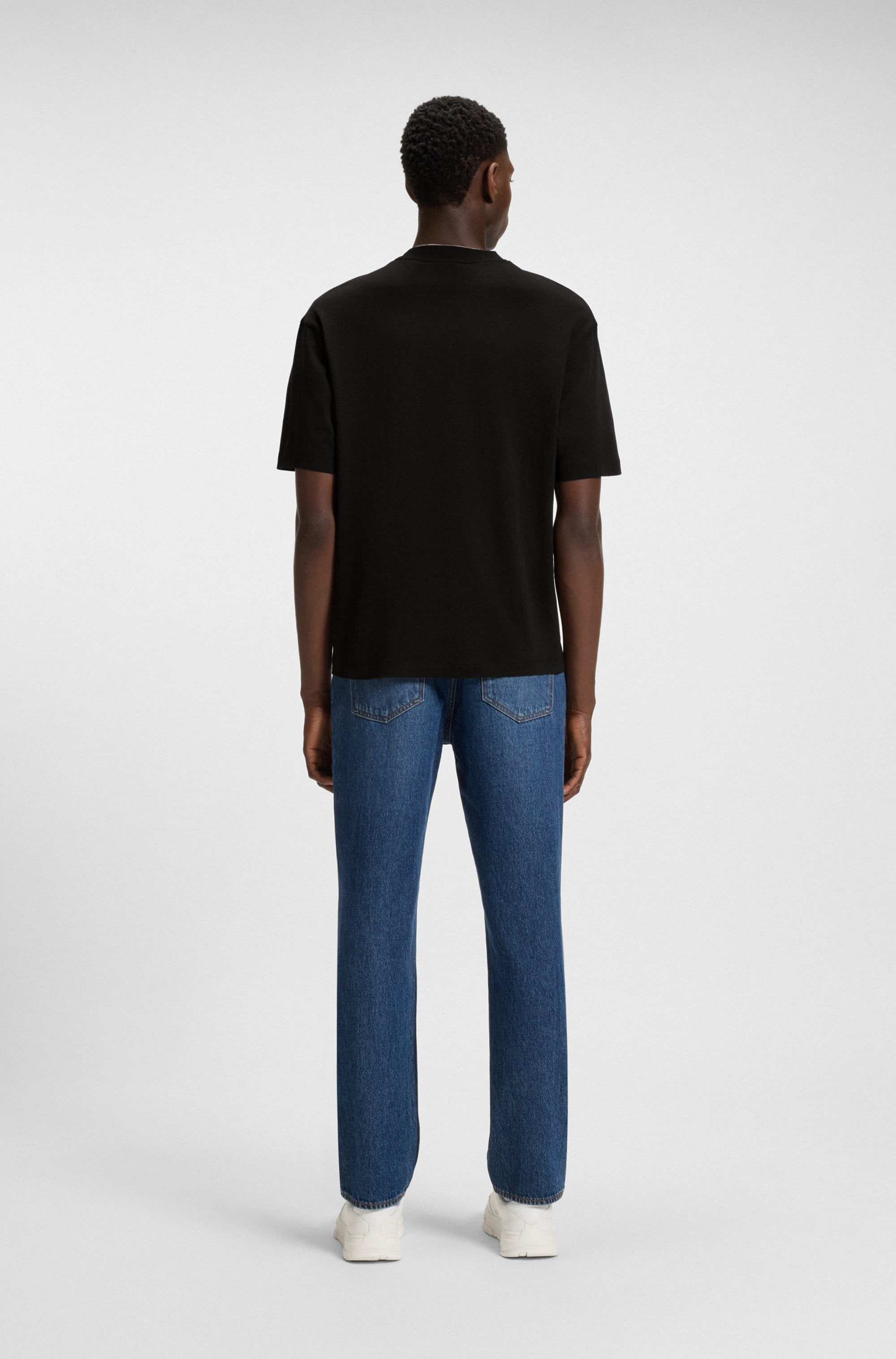 HUGO Blue T-Shirt »Nurix«, mit coolem Druck