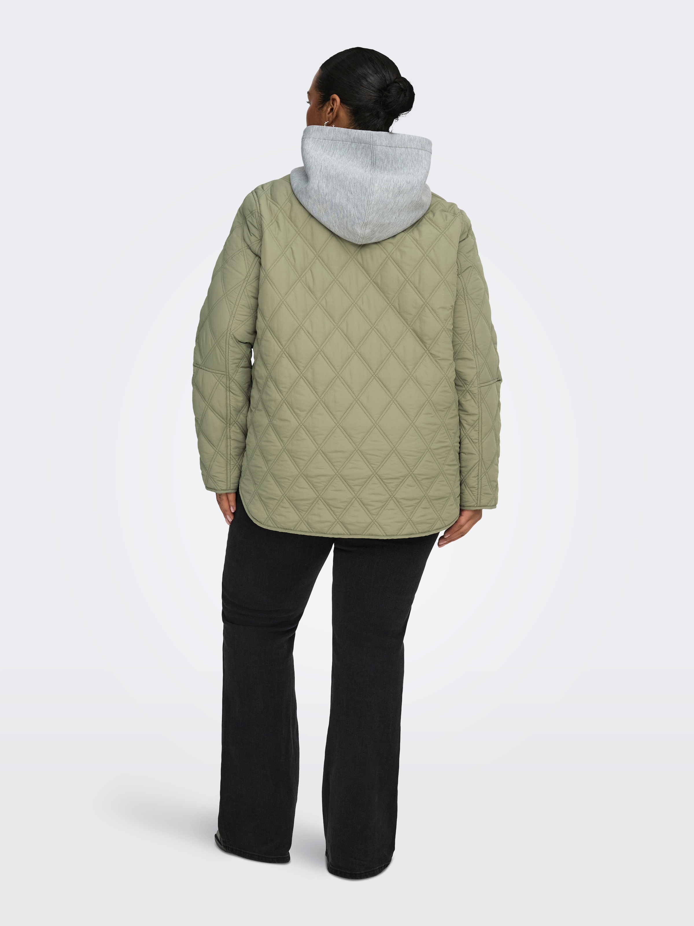 ONLY CARMAKOMA Veste matelassée »CARRISSO LIFE HOOD QUILT JACKET OTW« mit Kapuze
