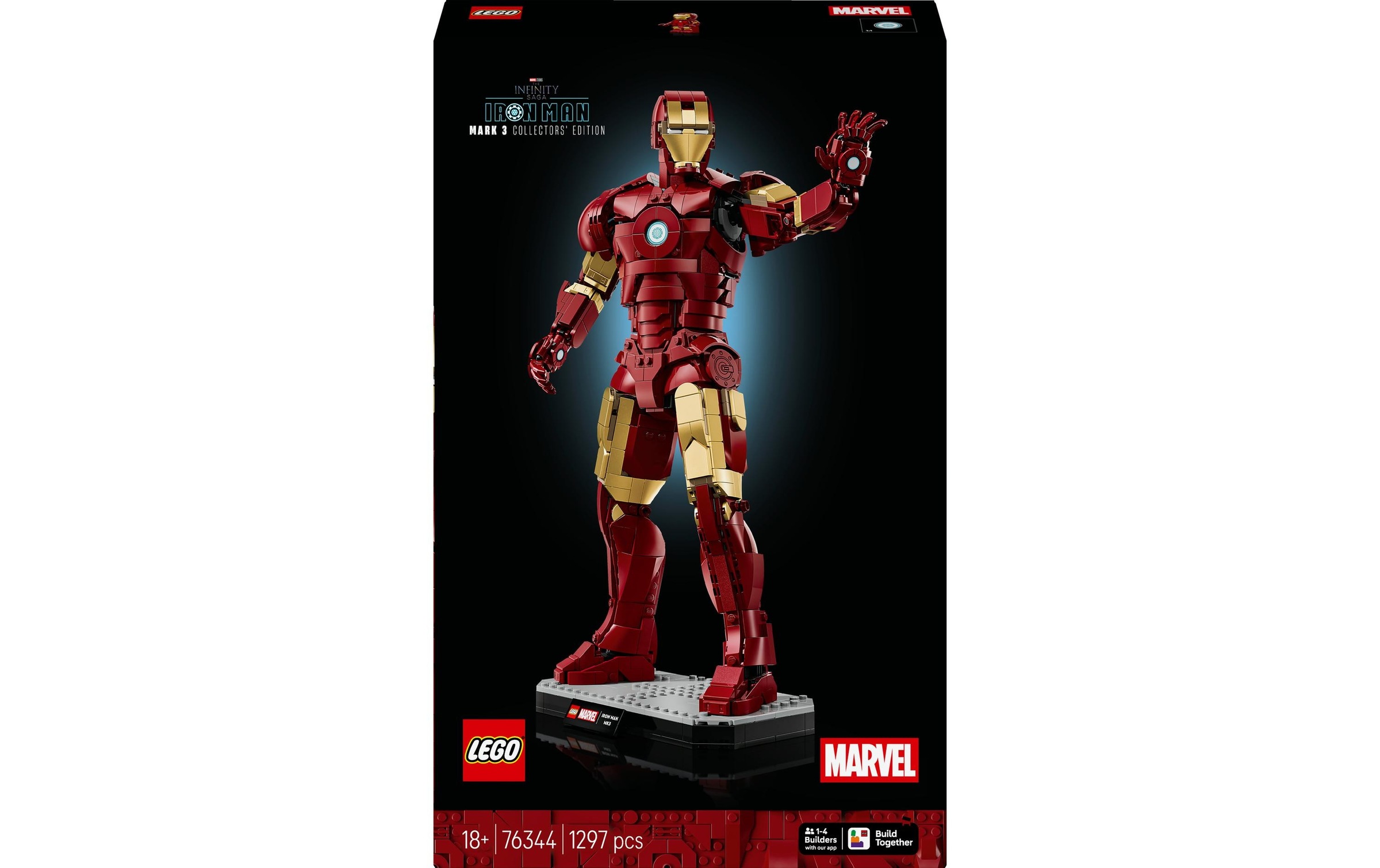 Image of LEGO Konstruktionsspielsteine "Marvel Iron Man Mark 3 Sammleredition"
