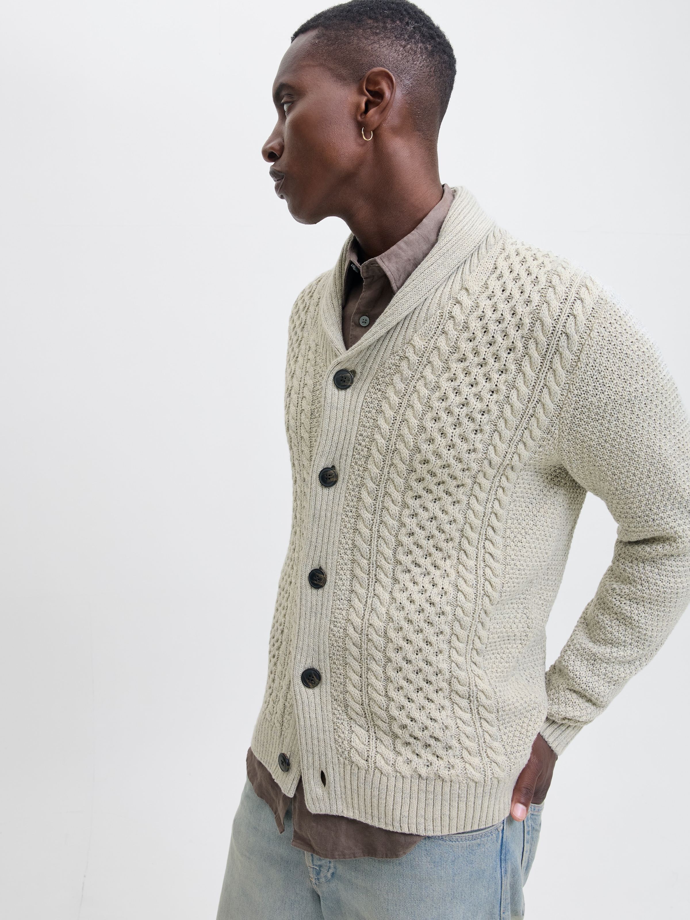 Jack & Jones Pull en tricot »JJPAUL KNIT SHAWL CARDIGAN«