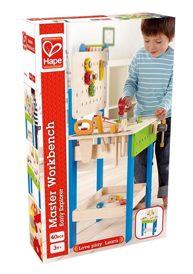 Hape Spielwerkbank »Meister Werkbank (38-tlg.)«