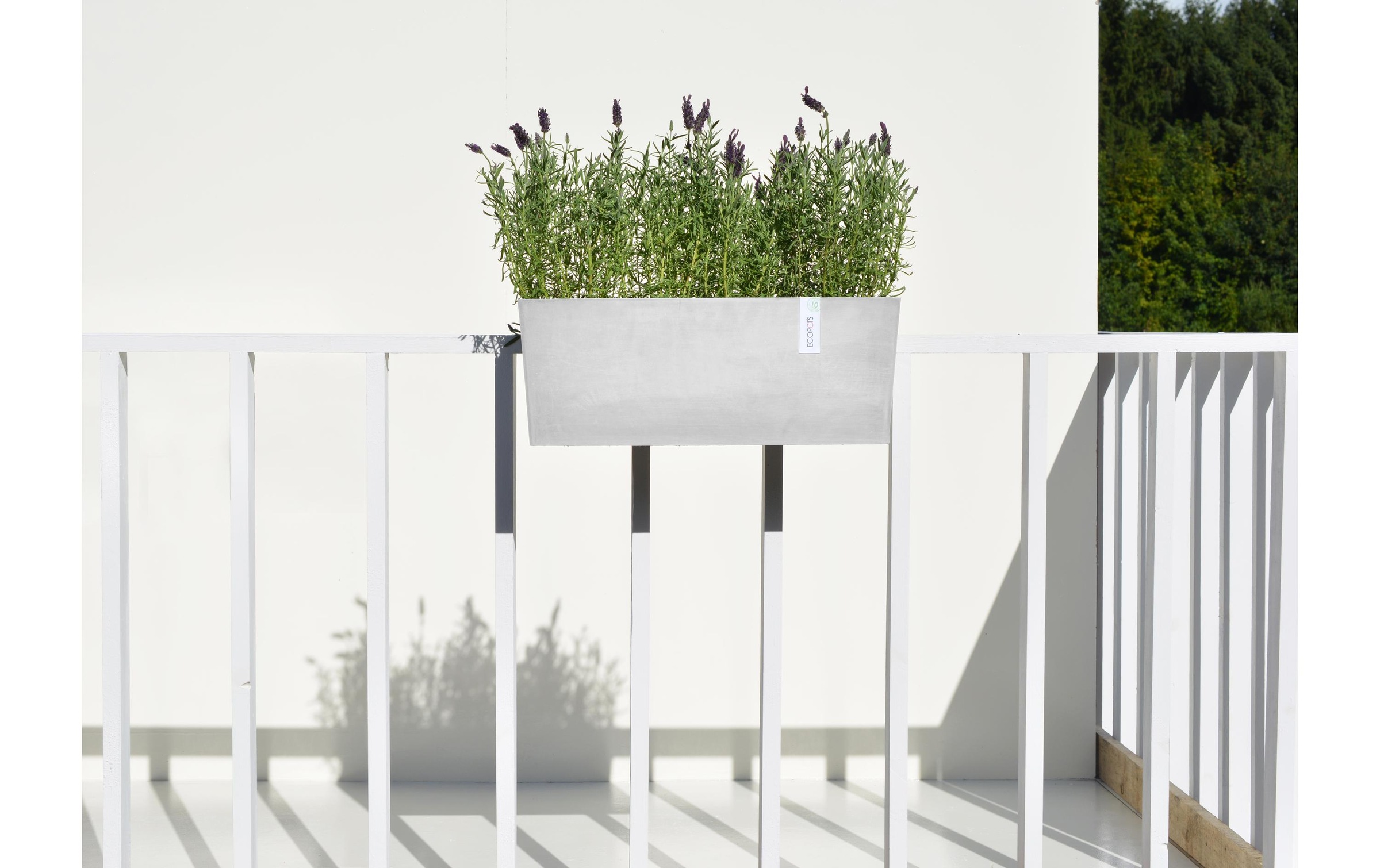 ECOPOTS Blumentopf »Hanging Bruges« Mit Aufhängesystem, integrierte Halterungen