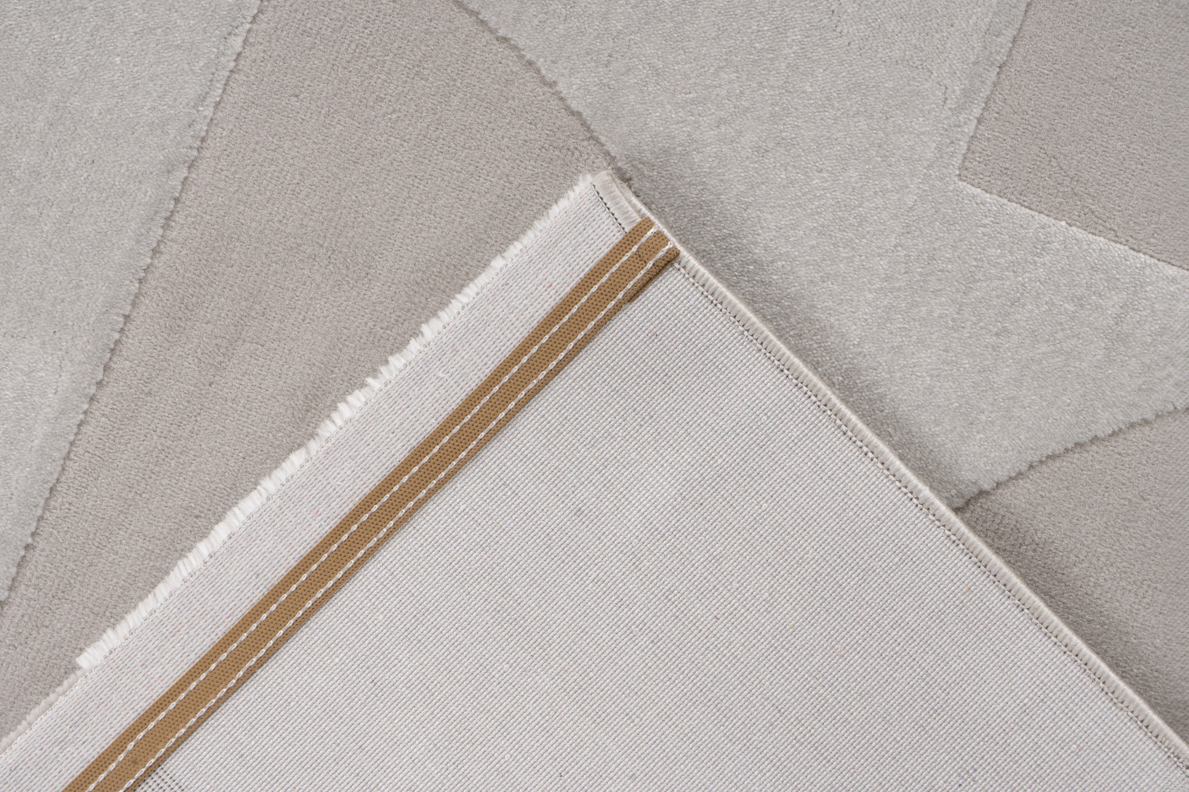 Kayoom Teppich »Stage 625« rechteckig 11 mm Höhe weicher Kurzflor, Hoch Tief Struktur, Wohnzimmer