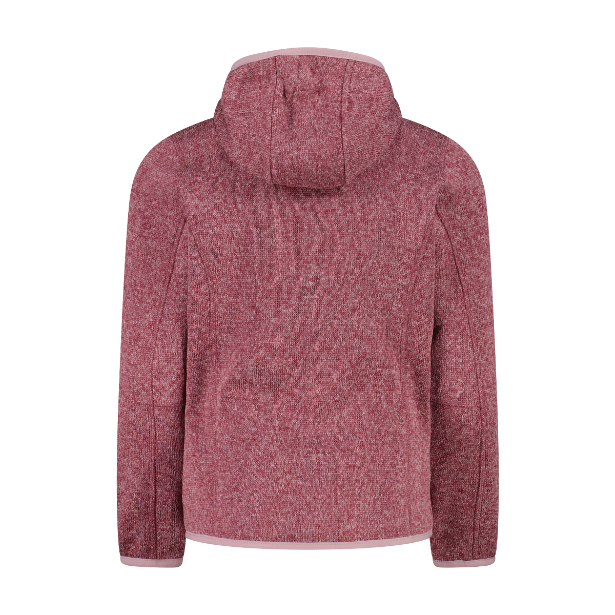 CMP Strickfleecejacke mit Kapuze Übergangsjacke für Kinder, mit Kapuze, mit Reissverschlusstaschen