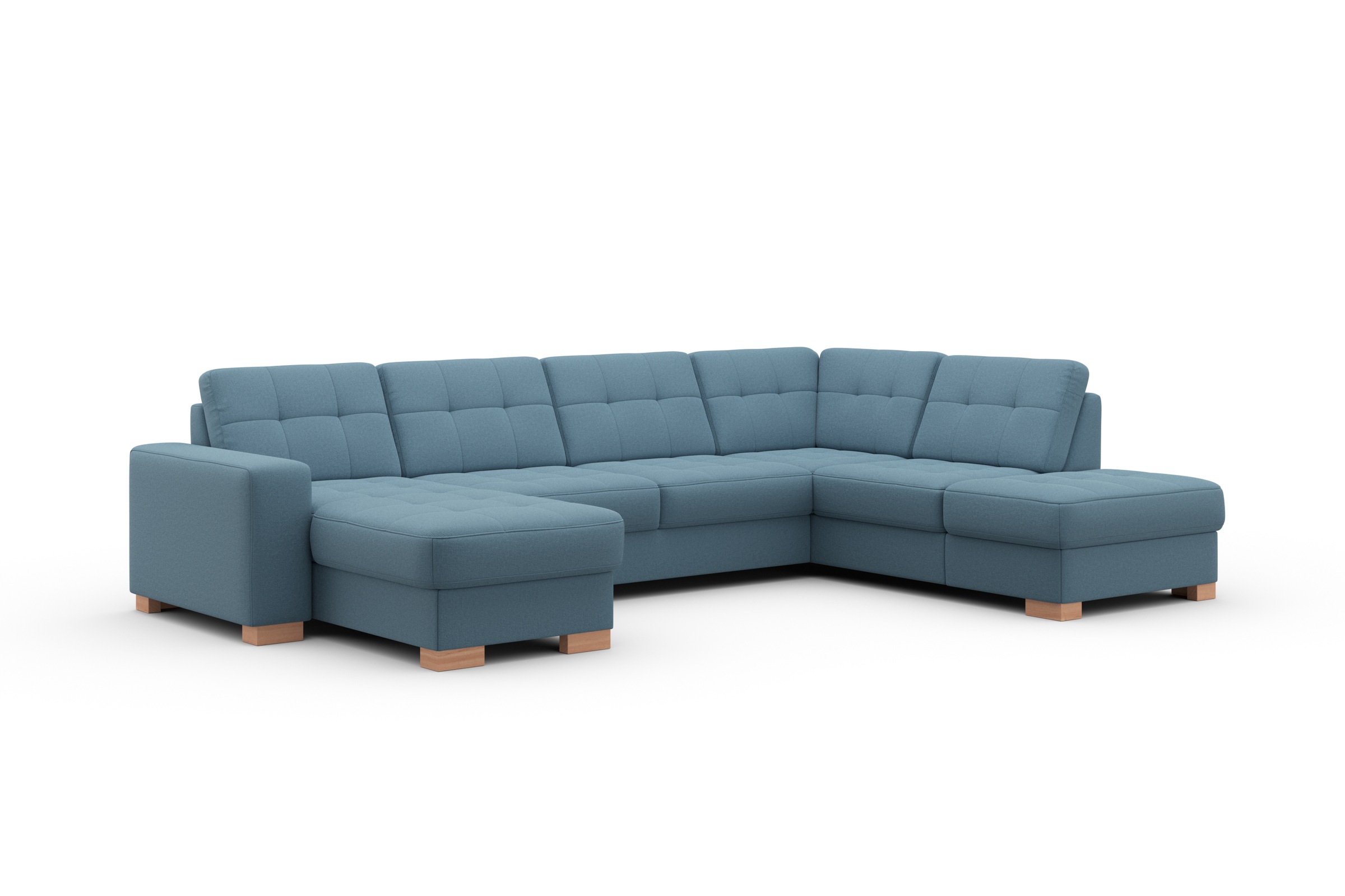 sit&more Wohnlandschaft »Quincy U-Form«, wahlweise mit Bettfunktion und Bettkasten