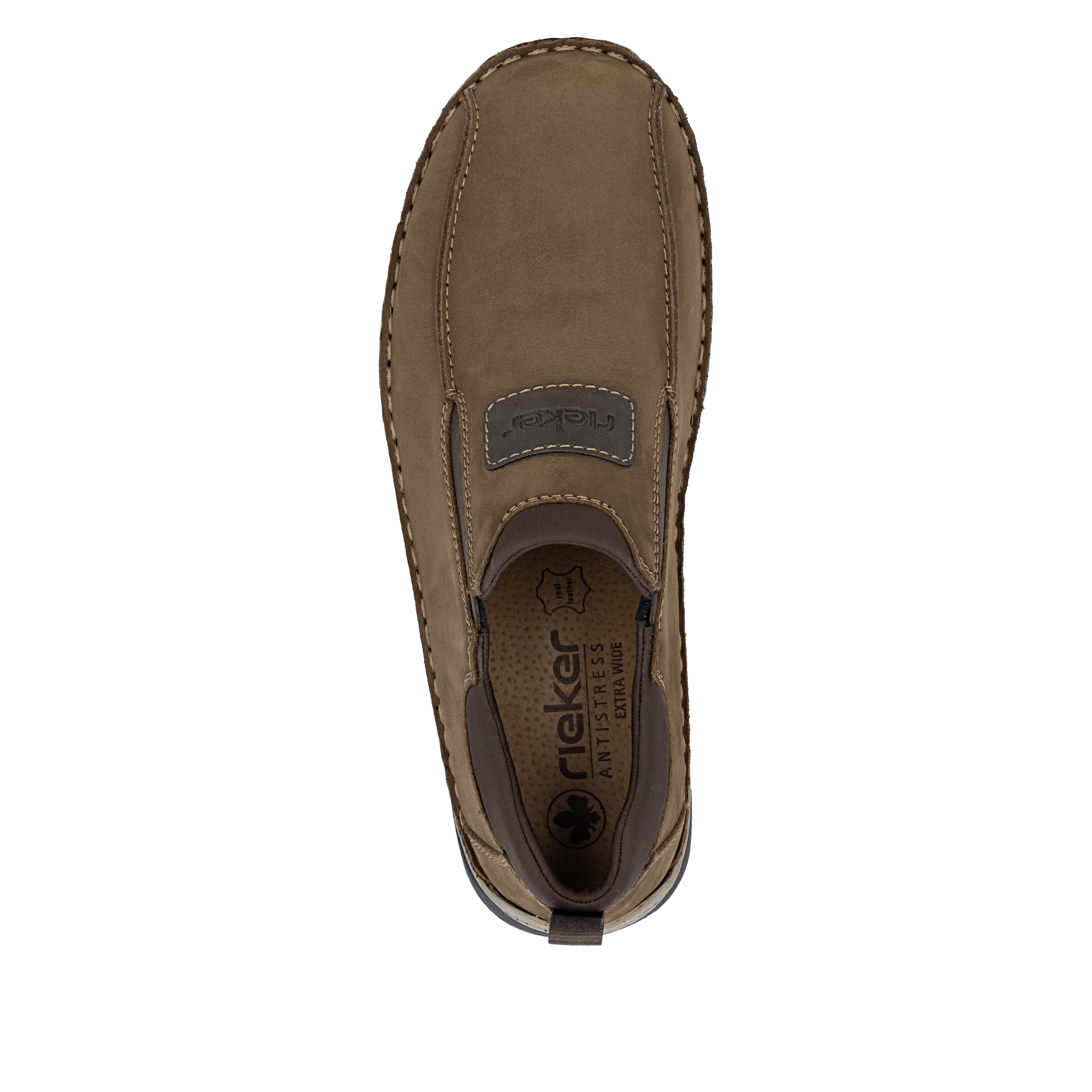 Rieker Baskets slip-on  mocassin, chaussure à enfiler, chaussure basse, chaussure de loisirs avec empiècements stretch