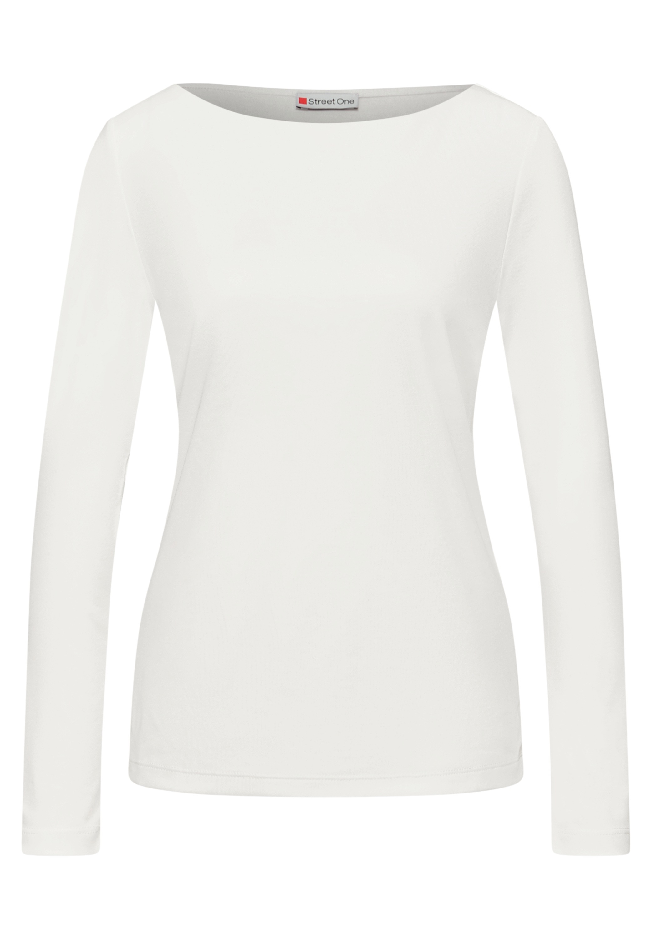 STREET ONE Langarmshirt »Style Lanea« mit U-Boot Ausschnitt