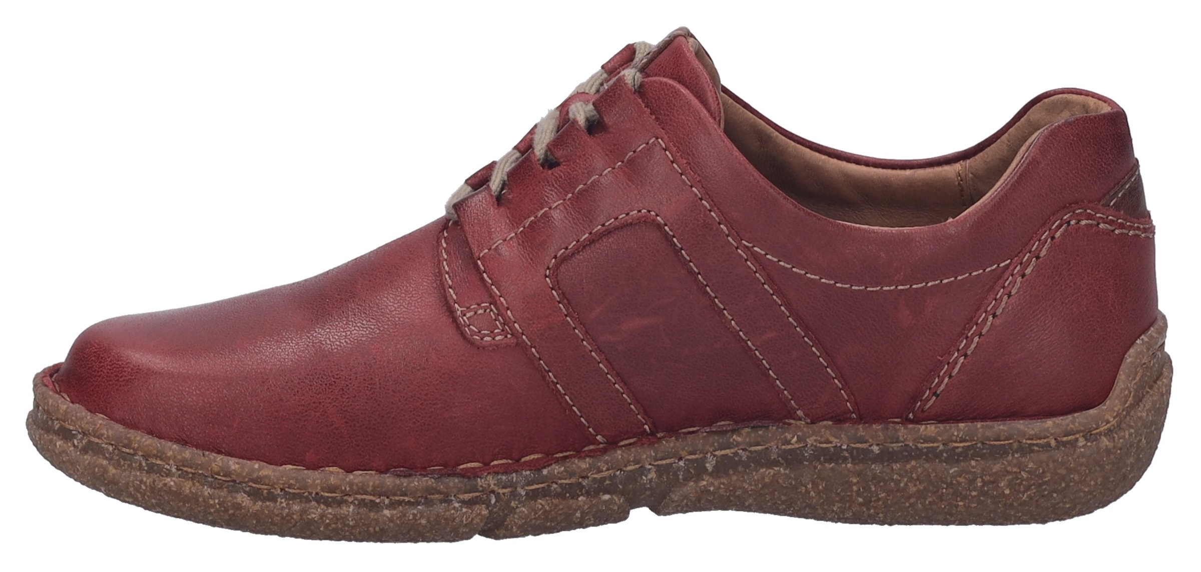 Josef Seibel Schnürschuh »Neele 44«  Freizeitschuh, Komfortschuh mit Wechselfussbett aus Leder