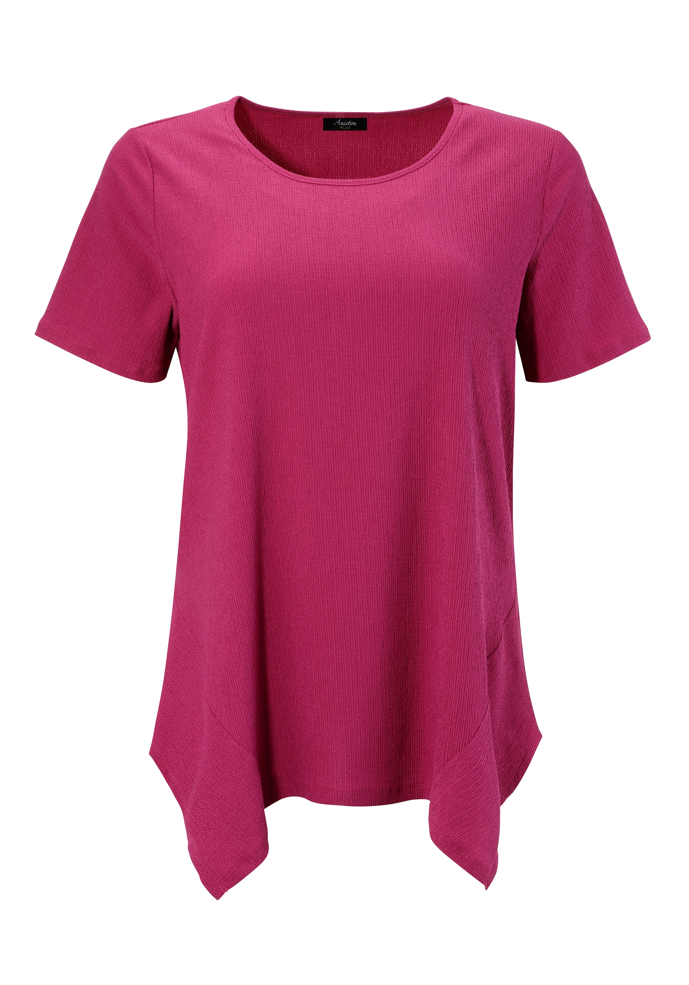 Aniston PLUS Blusenshirt, mit dezenter Streifenlook Struktur