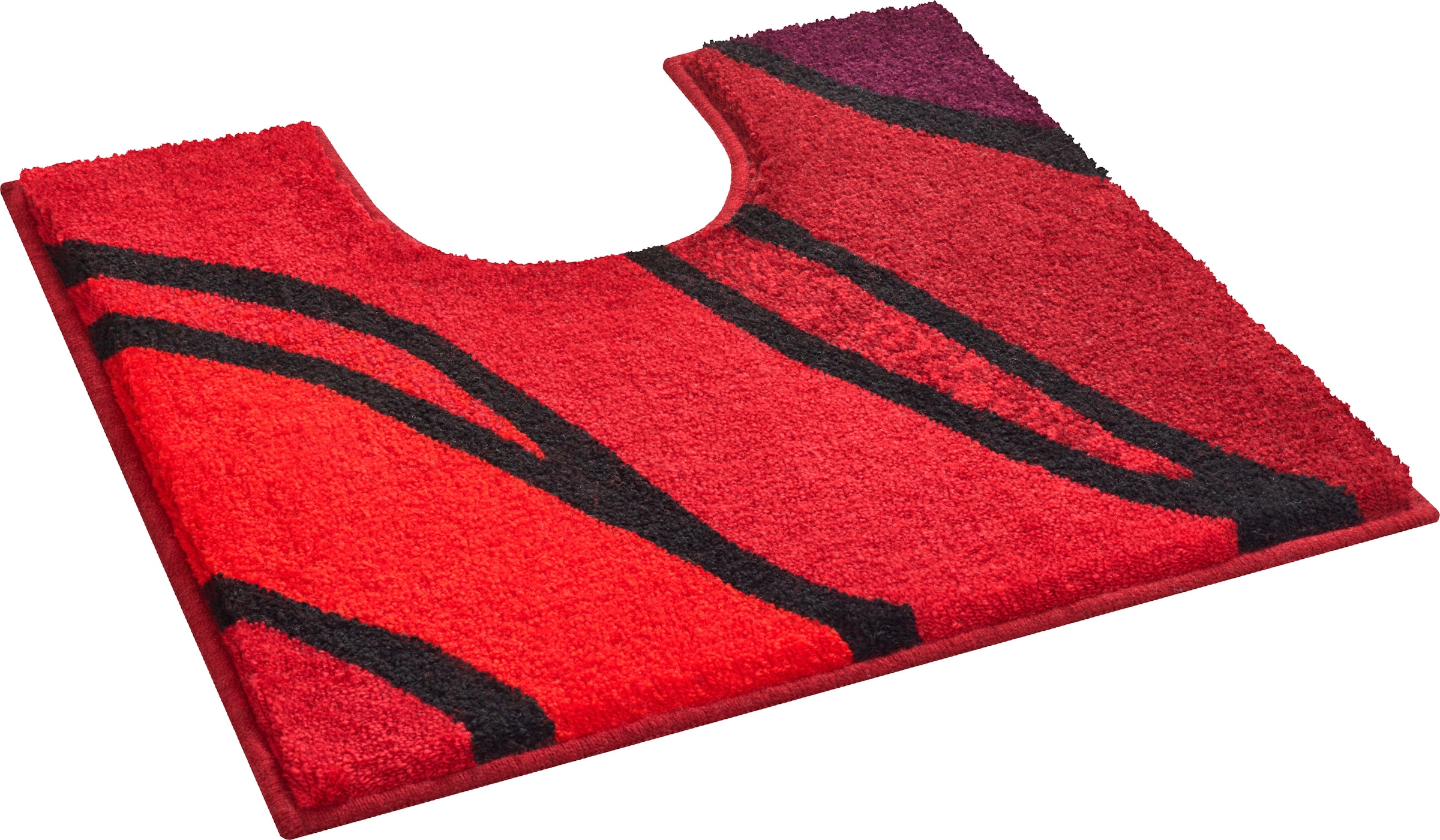 Grund Badematte »Belize, Badvorleger, Badezimmer Teppich, sehr weich«, rutschhemmend beschichtet, schnell trocknend-fussbodenheizungsgeeignet, weiche Haptik, auch als 3 teiliges Set erhältlich, Made in Europe