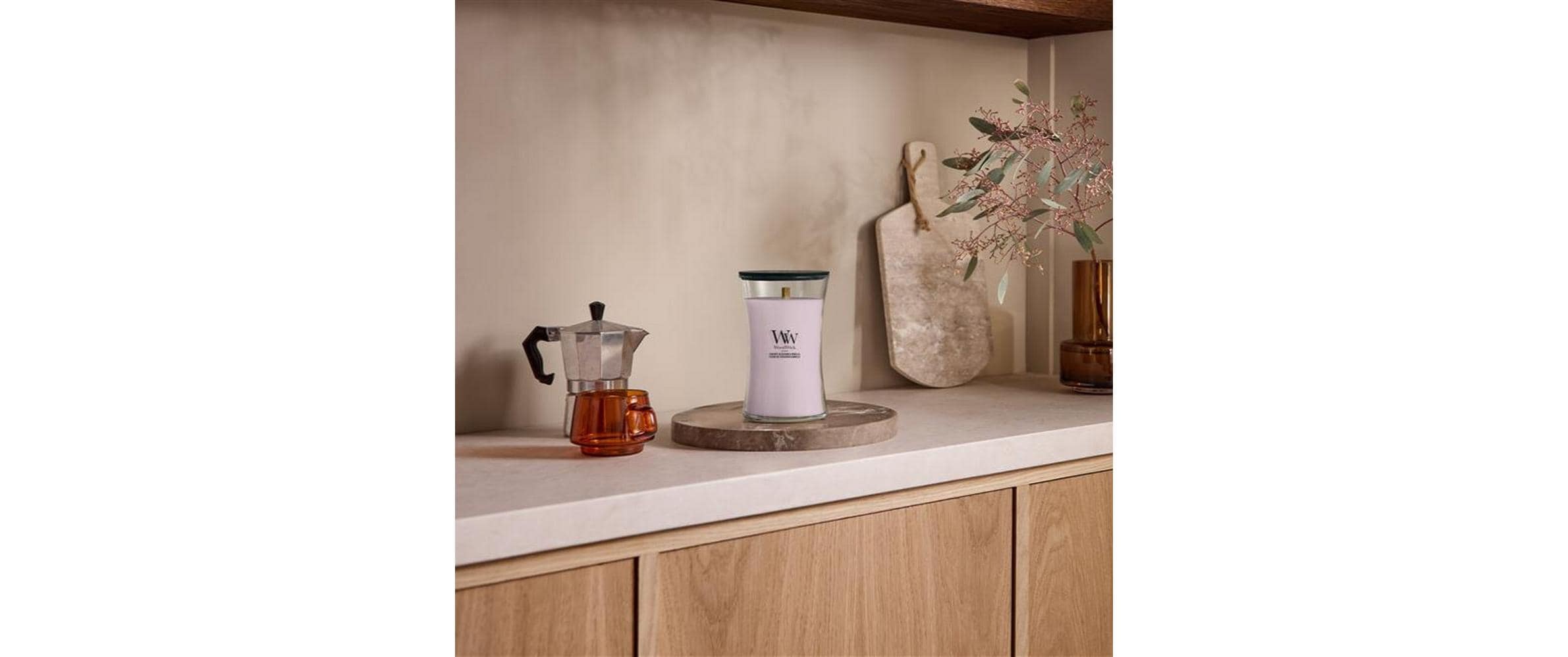 Image of Woodwick Duftkerze "Cherry Blossom & Vanilla Large Jar"