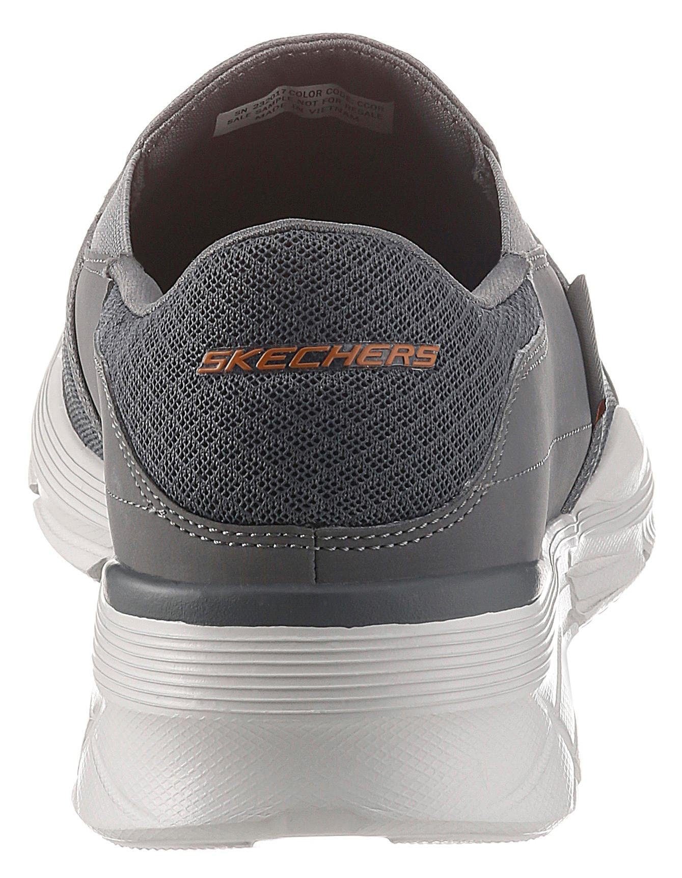 Skechers Slip-On Sneaker »Equalizer 4.0«, Freizeitschuh, Slipper mit Air-Cooled Memory Foam-Ausstattung