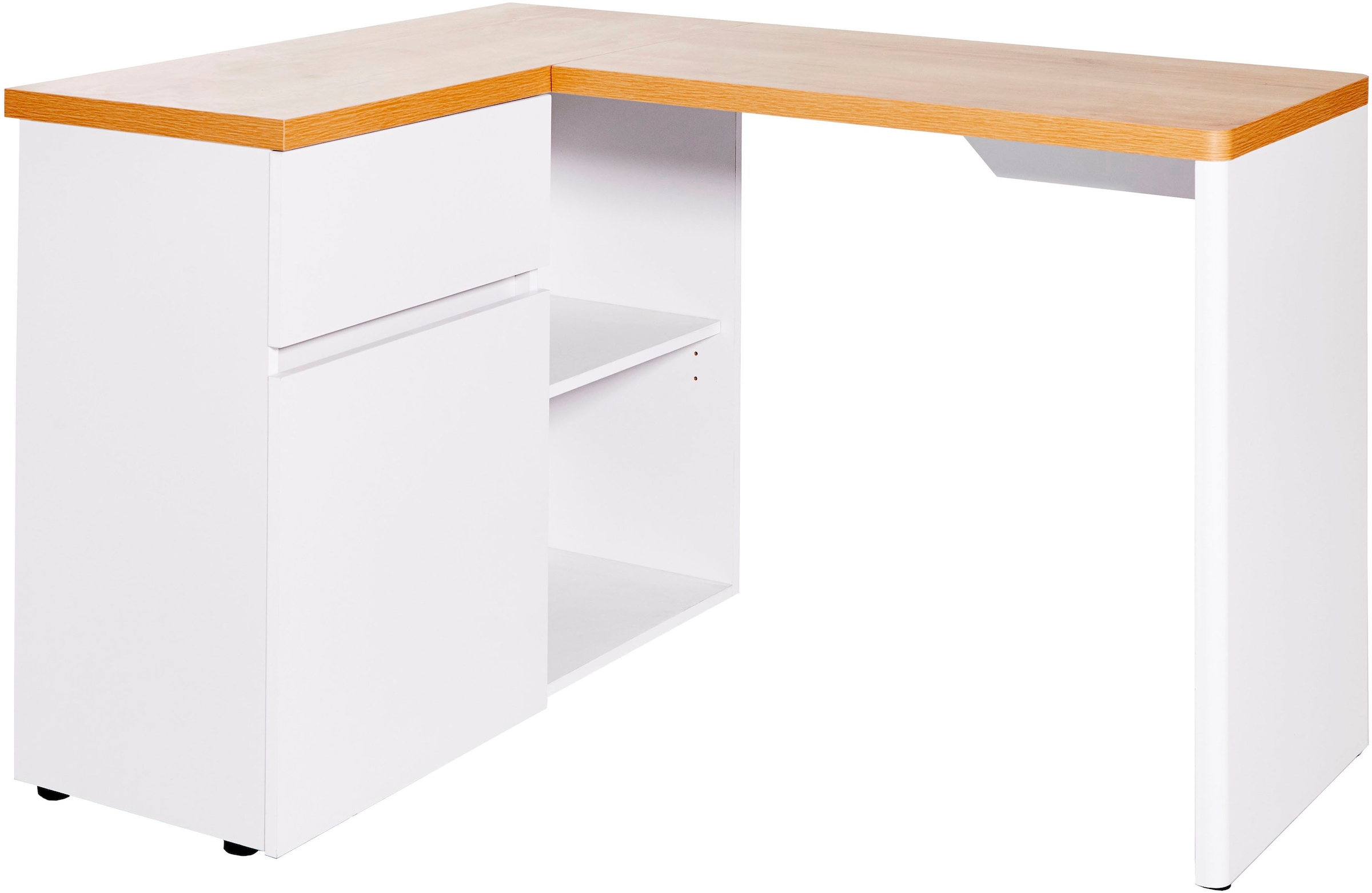 Jahnke Eckschreibtisch »CU-LIBRE 125 E« wechselseitig montierbar
