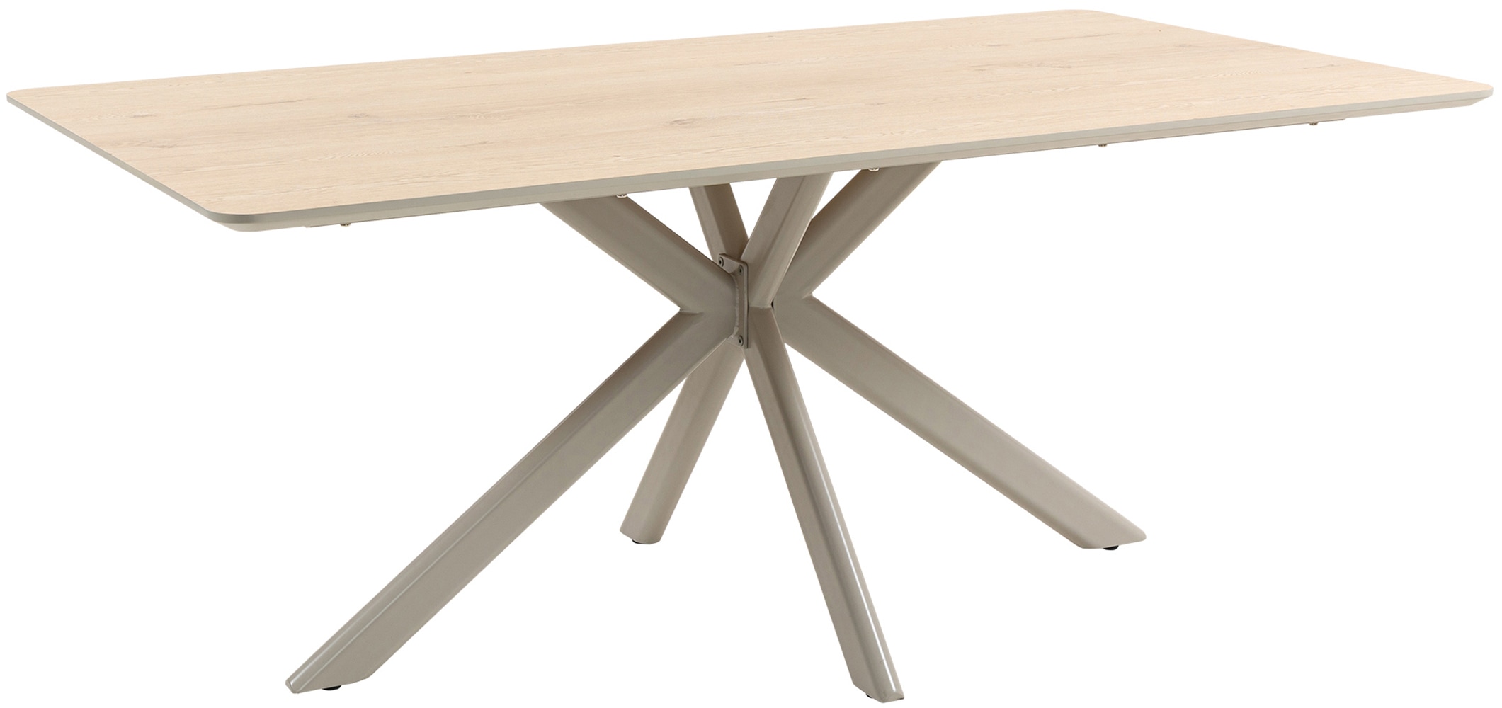 Duo Collection Table de salle à manger »Tisch Livia« 1 cuis tlg. Revêtement mélaminé, couleurs cachemire