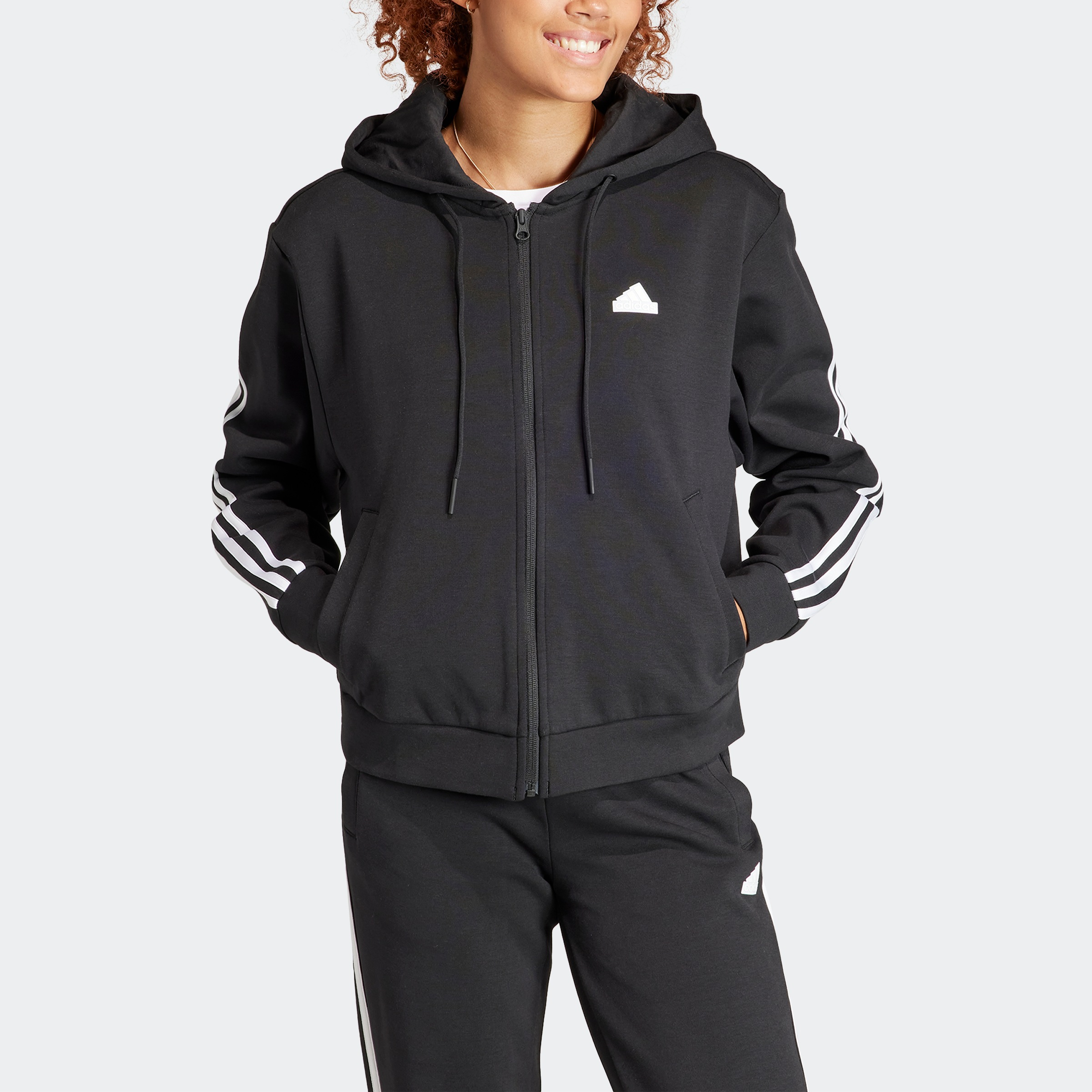 adidas Sportswear Kapuzensweatshirt »W FI 3S FZ HD«