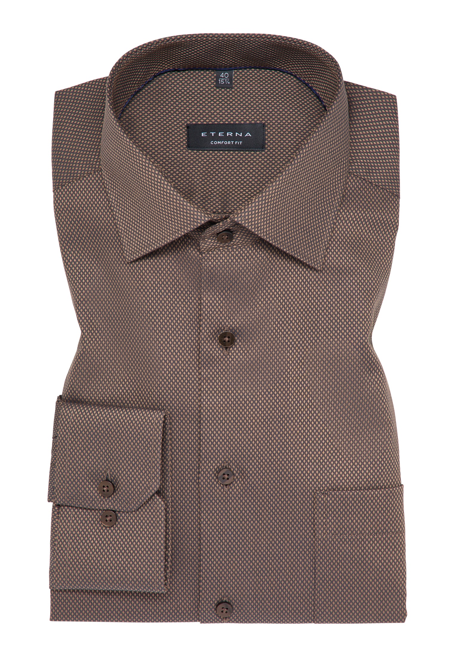 Eterna Langarmhemd »COMFORT FIT« NON IRON (bügelfrei)