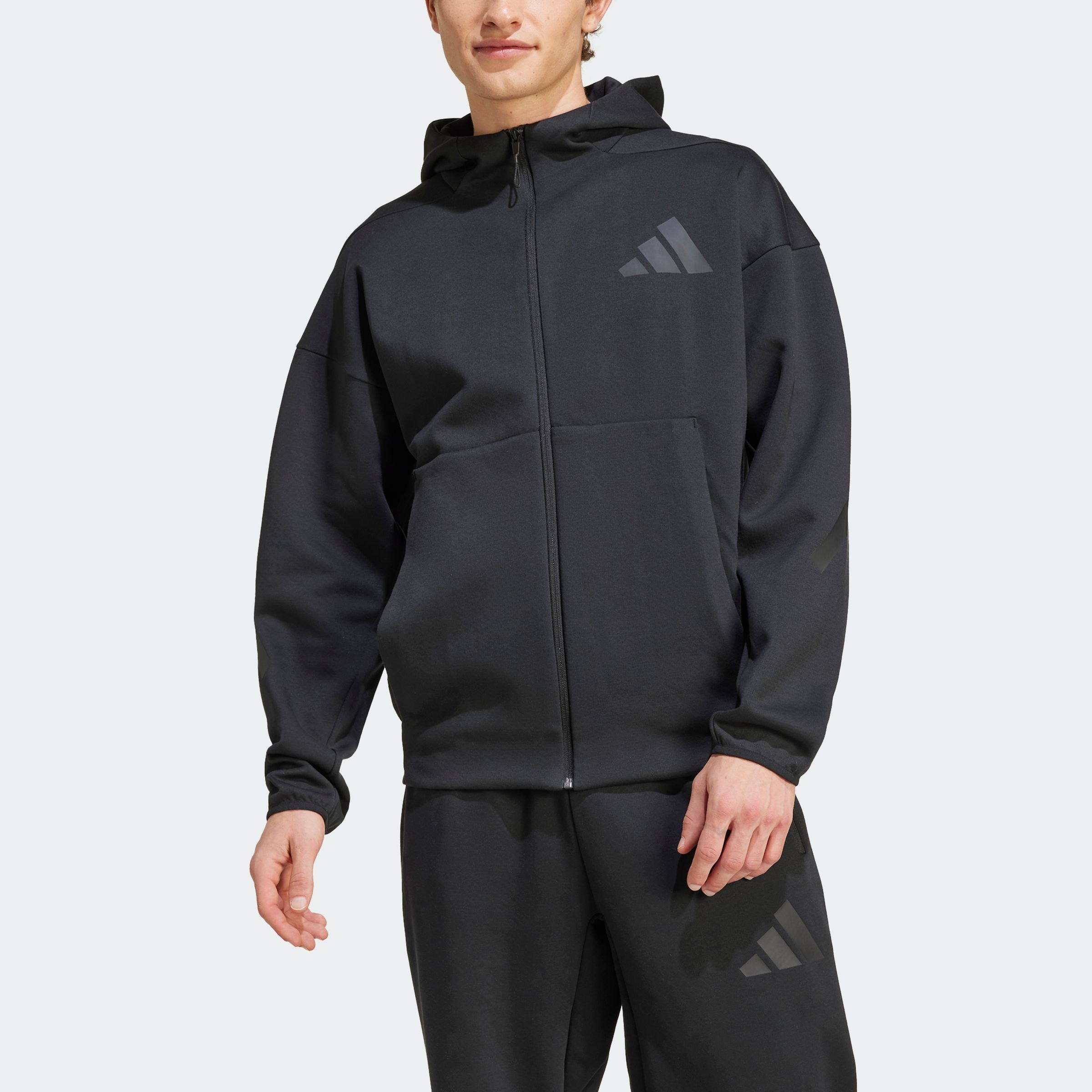 adidas Sportswear Sweat à capuche »M Z.N.E. FZ«, für sportliche Aktivitäten, aus Polyester und Baumwolle
