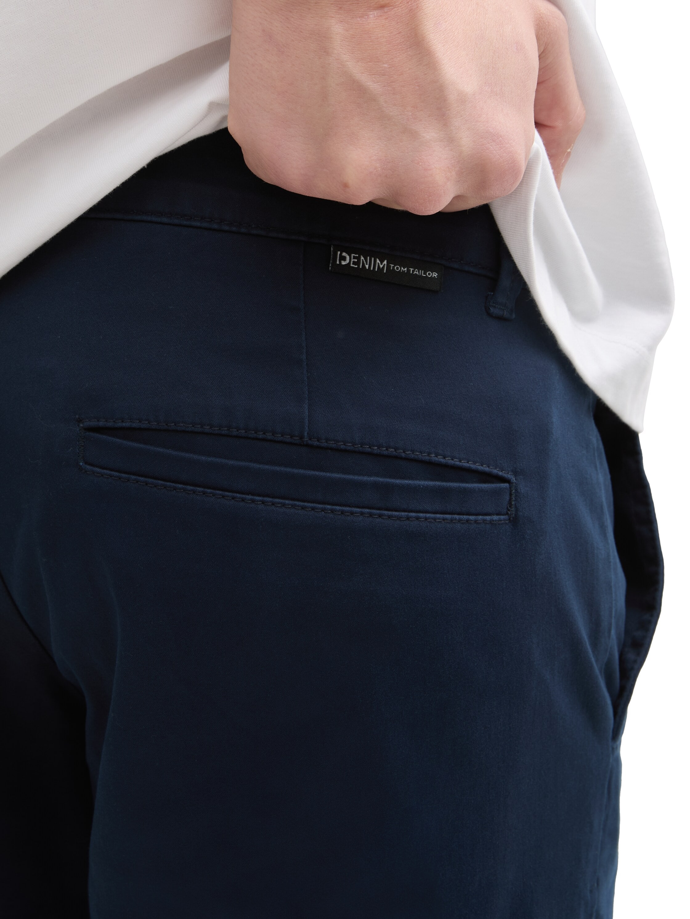 TOM TAILOR Denim Chinoshorts, Sommerhose mit Taschen