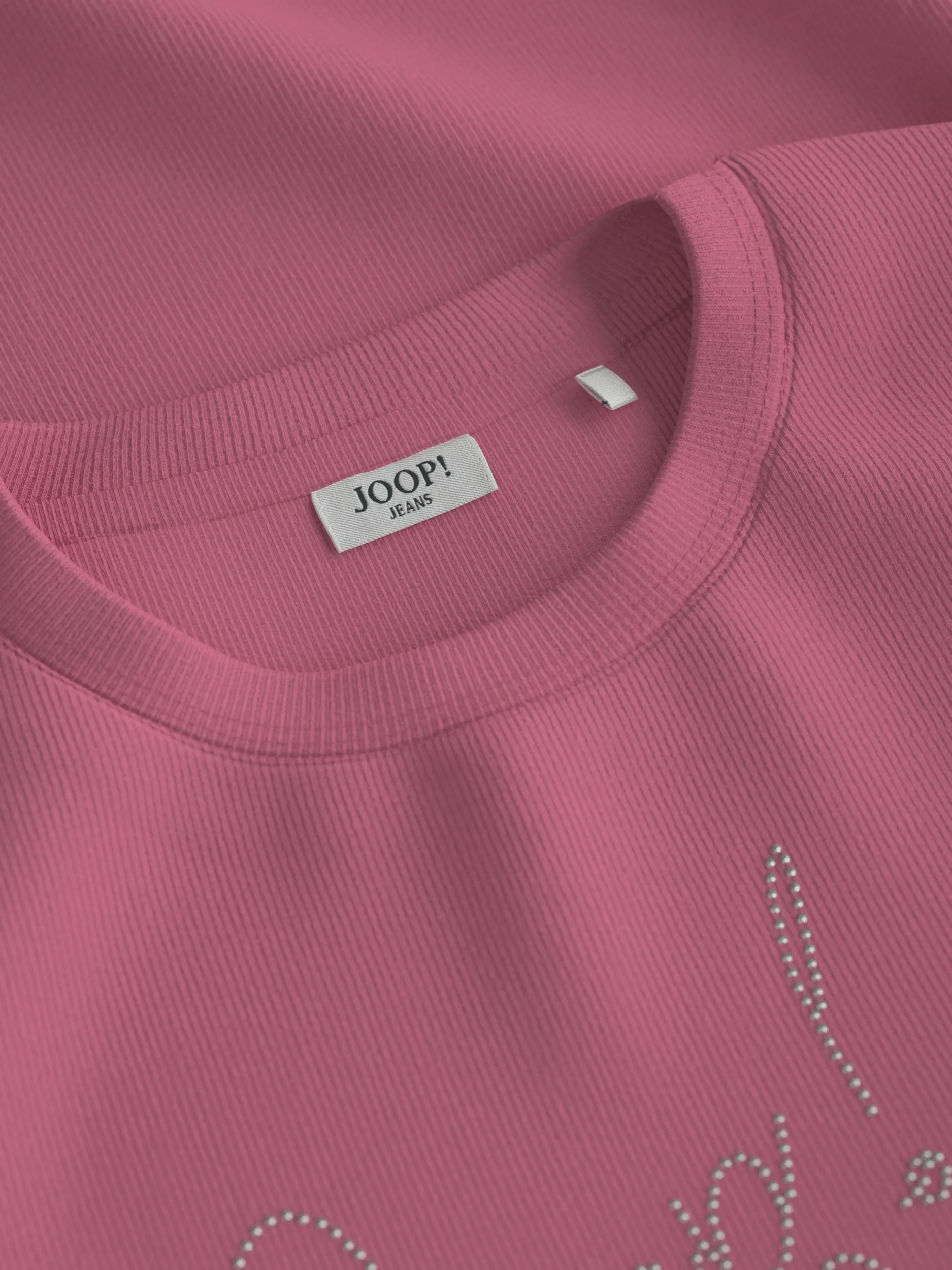 JOOP! T-Shirt »Tineta« mit appliziertem Logo in Glitzeroptik