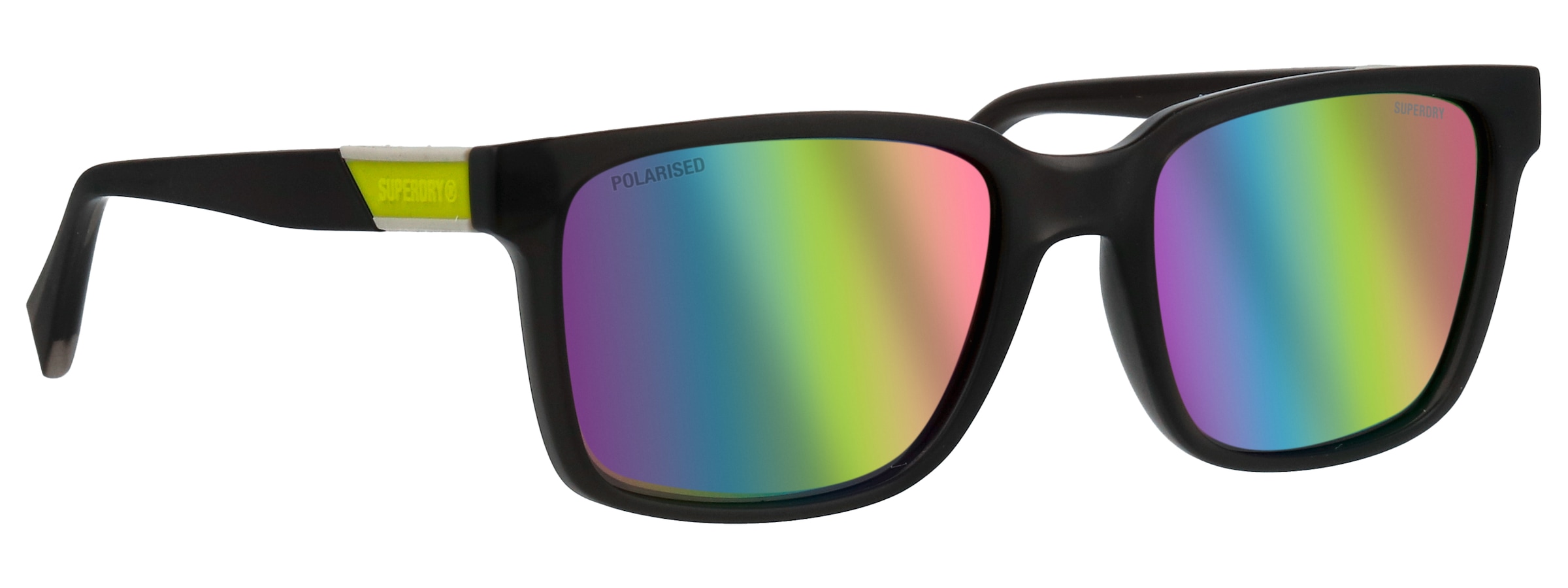Superdry Lunettes de soleil »Modell 996098« Form Karree/Eckig, Logoschriftzug auf Bügel, Injectionfassung