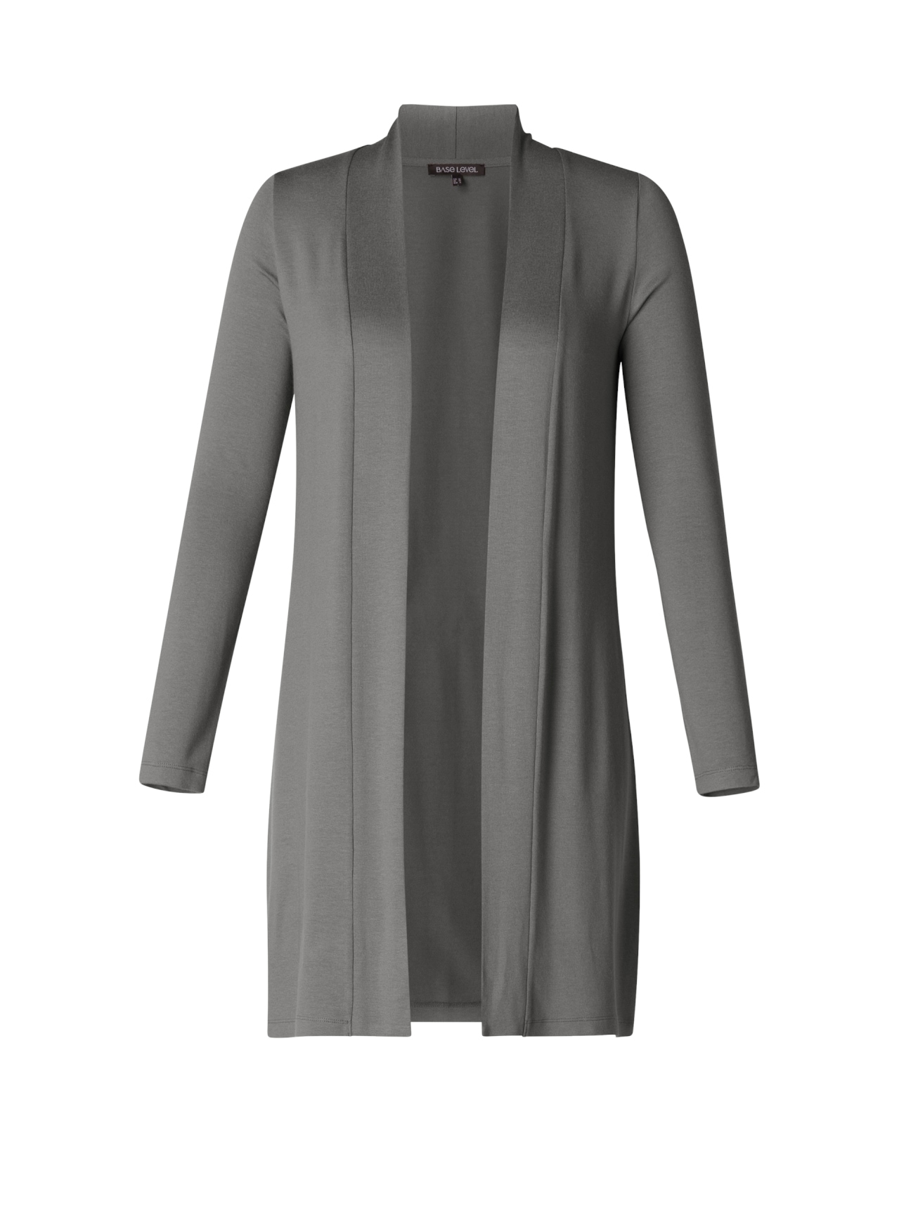 Base Level Curvy Longstrickjacke »Ayla Long«, Figurumspielende, weiche Strickqualität