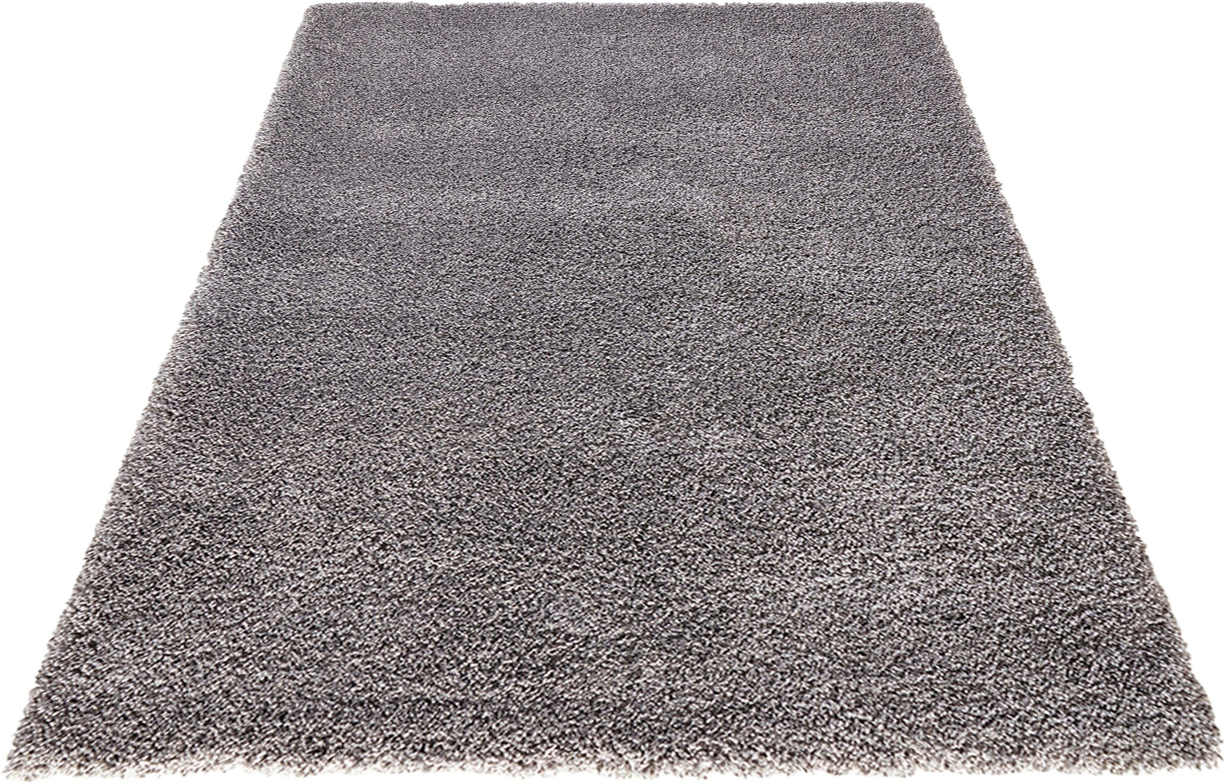 Image of MINT RUGS Hochflor-Teppich »Venice«, rechteckig, 45 mm Höhe, Melierte Optik, Dichter und weicher Flor, Unifarben, Wohnzimmer, Schlafzimmer, Robust, Pflegeleicht bei Ackermann Versand Schweiz