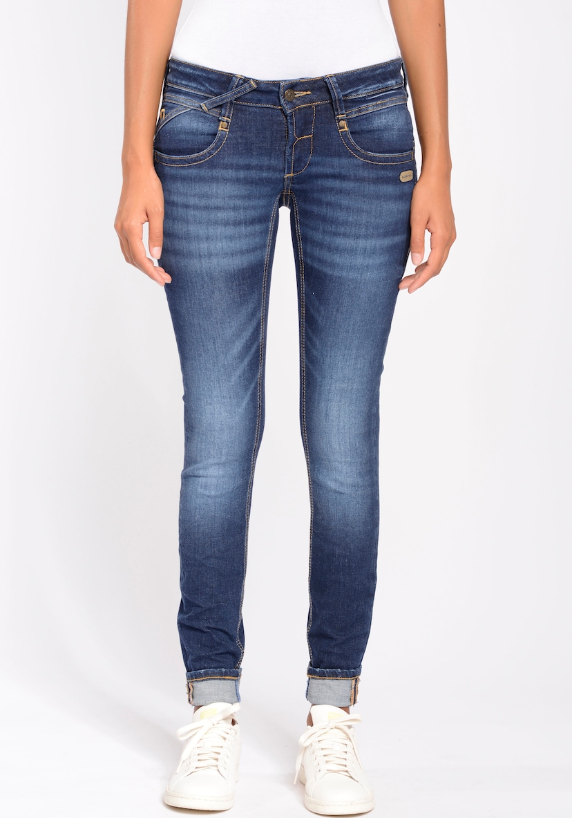 ♕ GANG Skinny-fit-Jeans »94Nena«, in authenischer Used-Waschung  versandkostenfrei bestellen