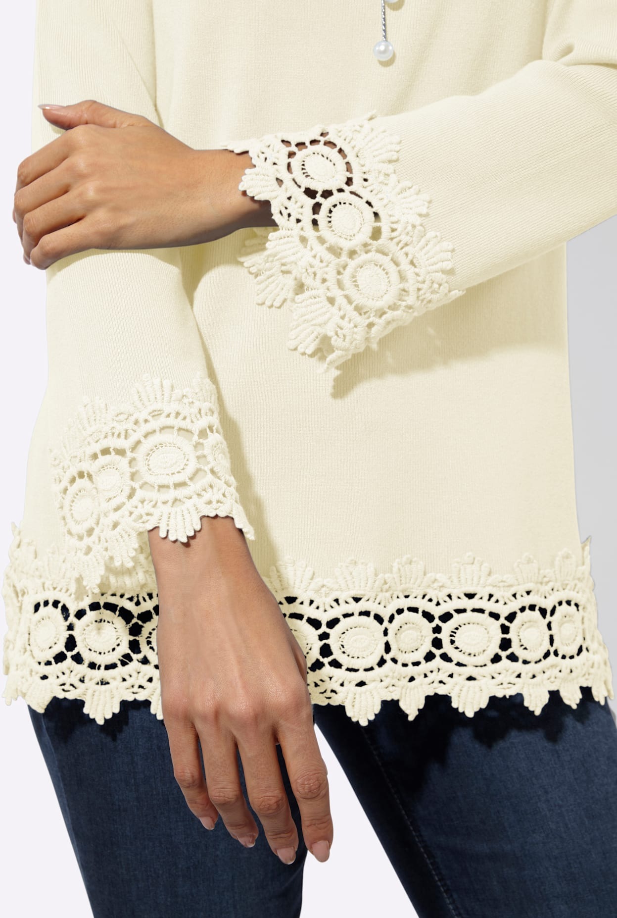 creation L Strickpullover »Lyocell-Mix-Pullover«