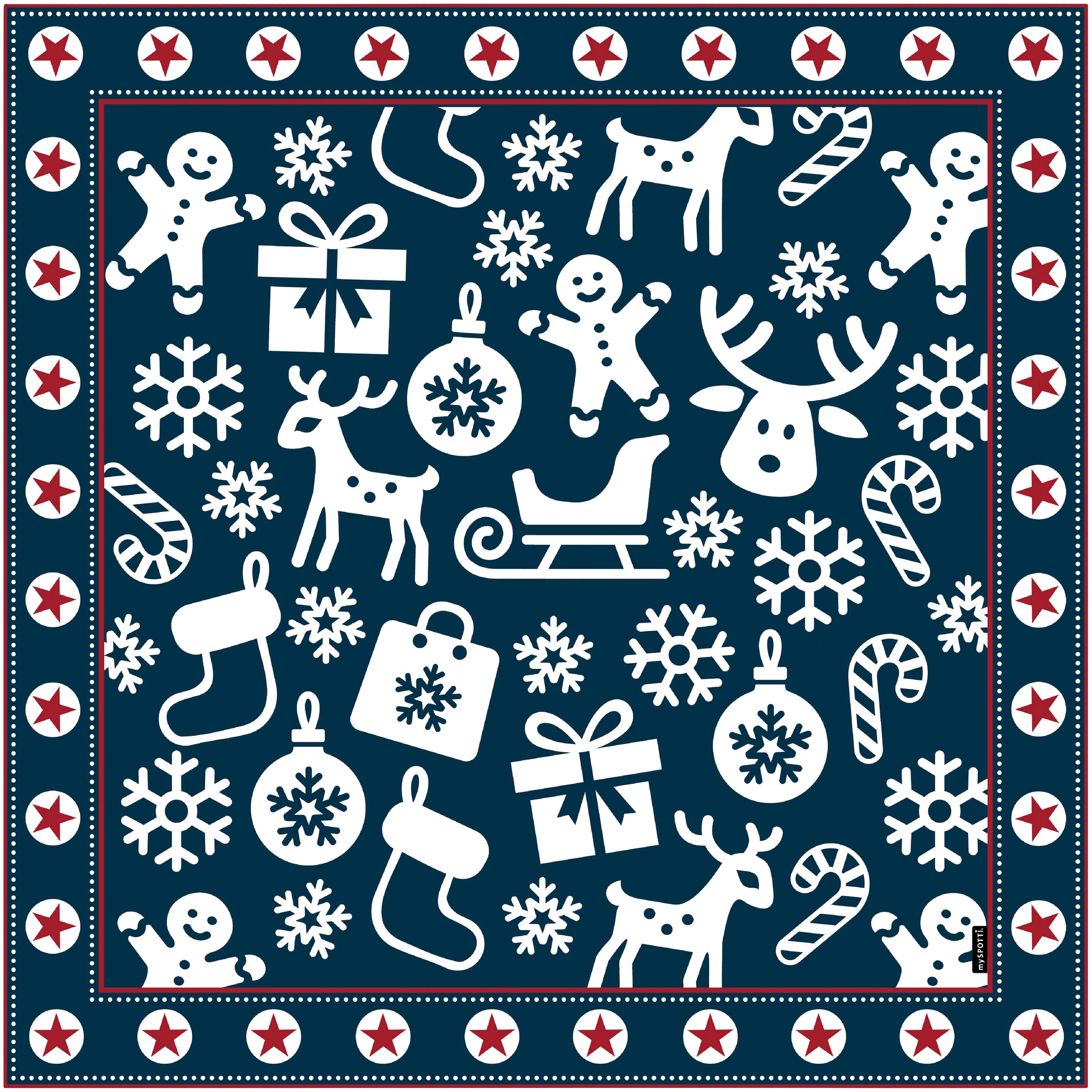 Image of MySpotti Vinylteppich »Buddy Simeon«, quadratisch, 0,5 mm Höhe, eckig, wasserfest und statisch haftend bei Ackermann Versand Schweiz