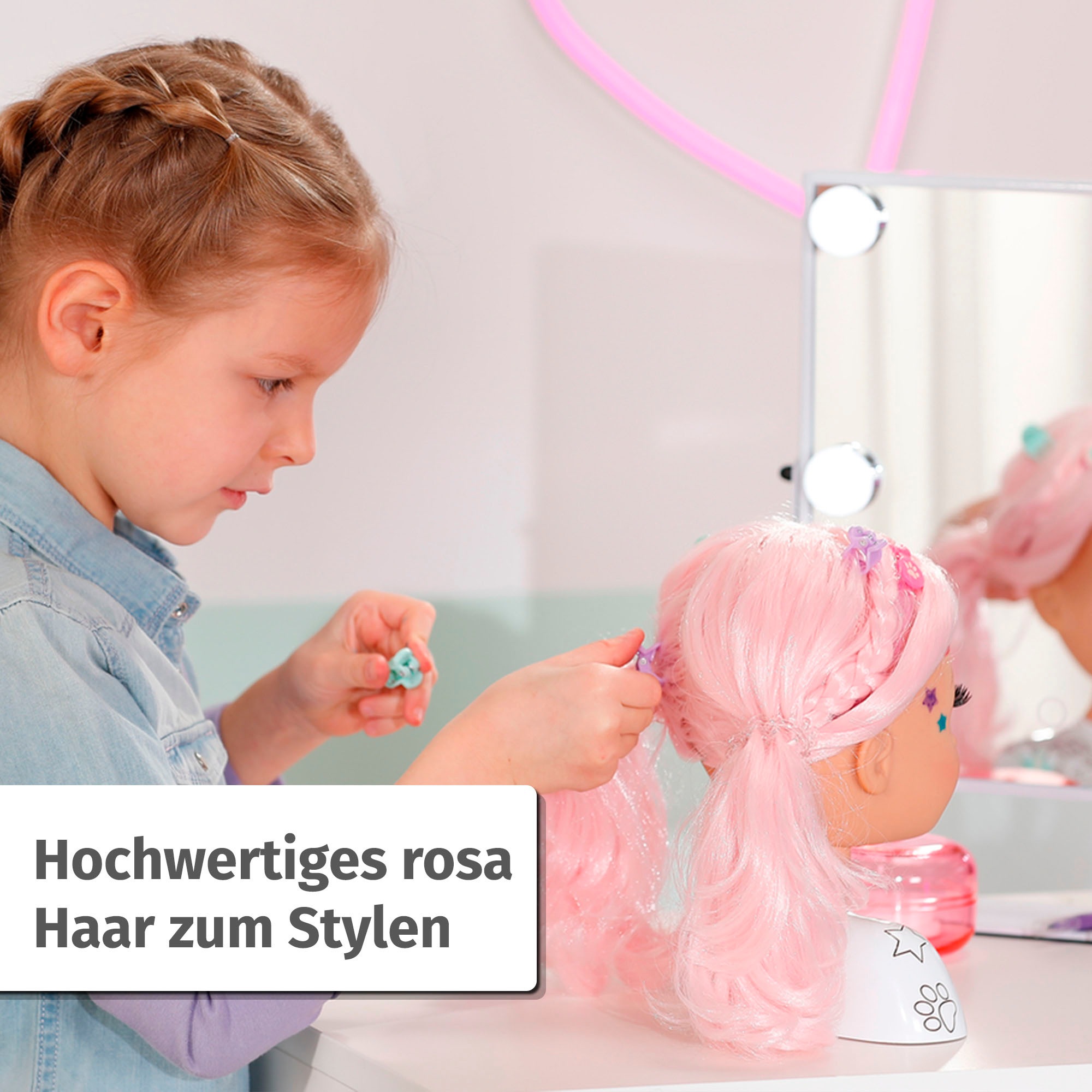 Baby Born Tête à coiffer »Stylingkopf Kreativ« mit Zubehör