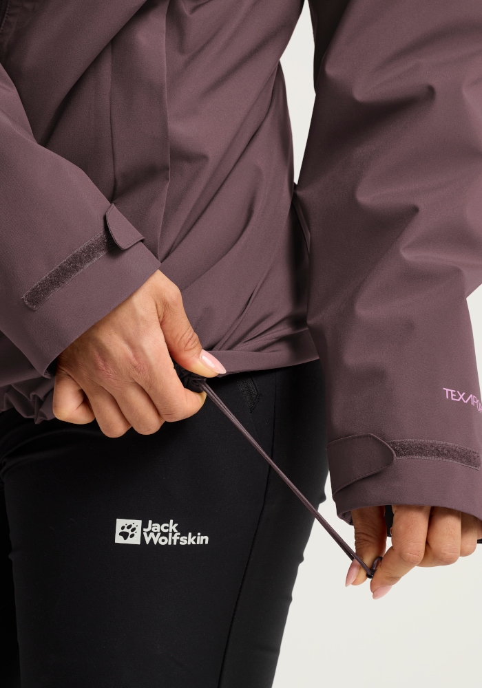 Jack Wolfskin Veste fonctionnelle 3 en 1 »MOONRISE 2 3IN1 JKT W« Veste fonction 3-en-1, pour la randonnée et autres activités de plein air,