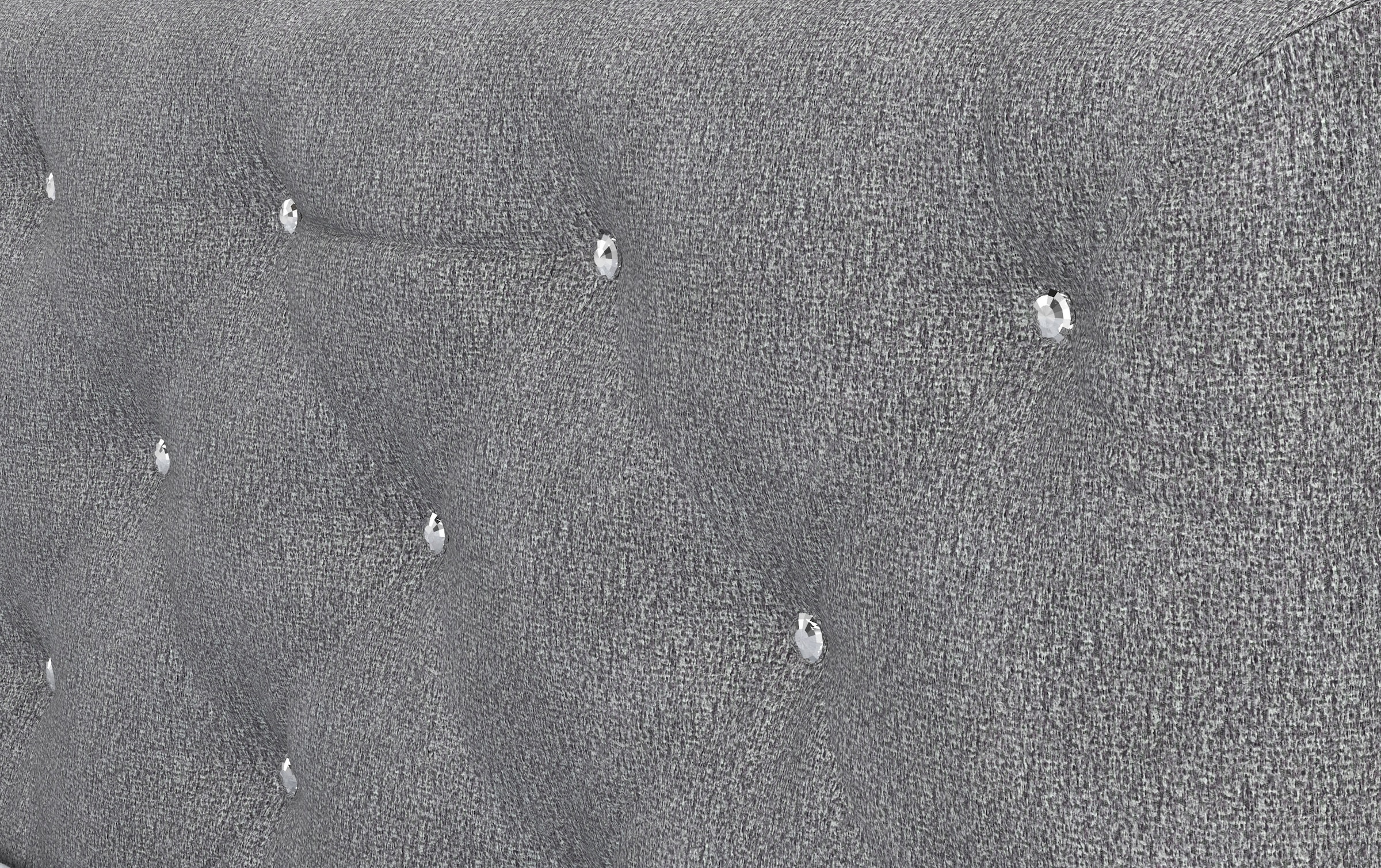 COTTA Lit boxspring »Castle« mit Strasssteinen im Kopfteil, inkl. Topper