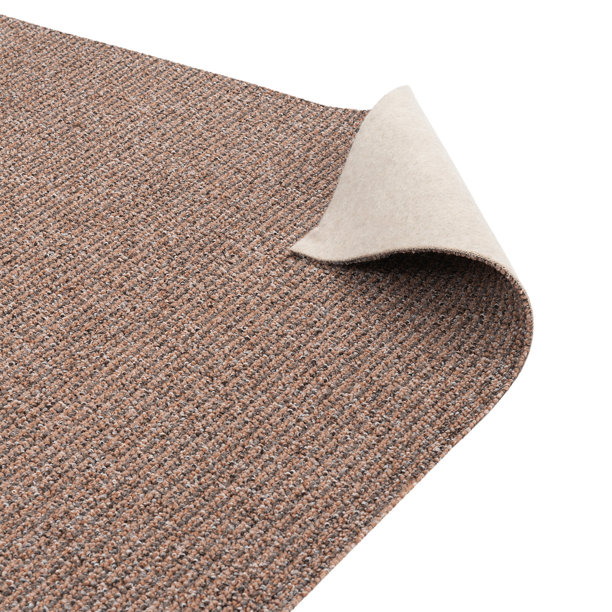my home Teppichboden »Ruva, Schlinge«, rechteckig, 6 mm Höhe, strukturierte Oberfläche, Breite 400 cm, strapazierfähig, Wohnzimmer