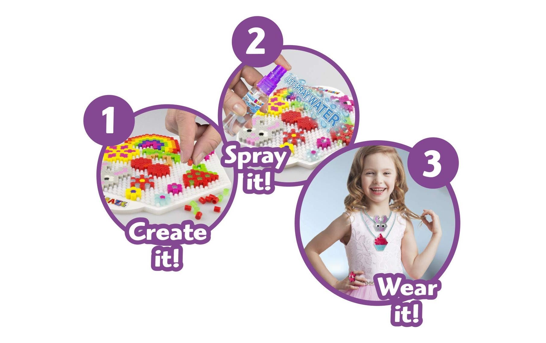 CRAZE Kreativset »Beadys Playset Jewelry Mehrfarbig«