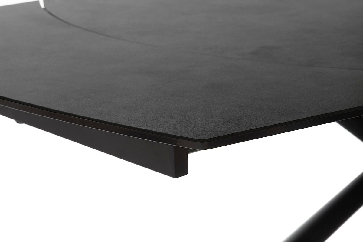 MCA furniture Esstisch »NICOSIA Vierfusstisch 130-190 cm«, (Einzelstück), Keramik, Metall, Rotationsauszug, ausziehbar, Tischplatte 11 mm