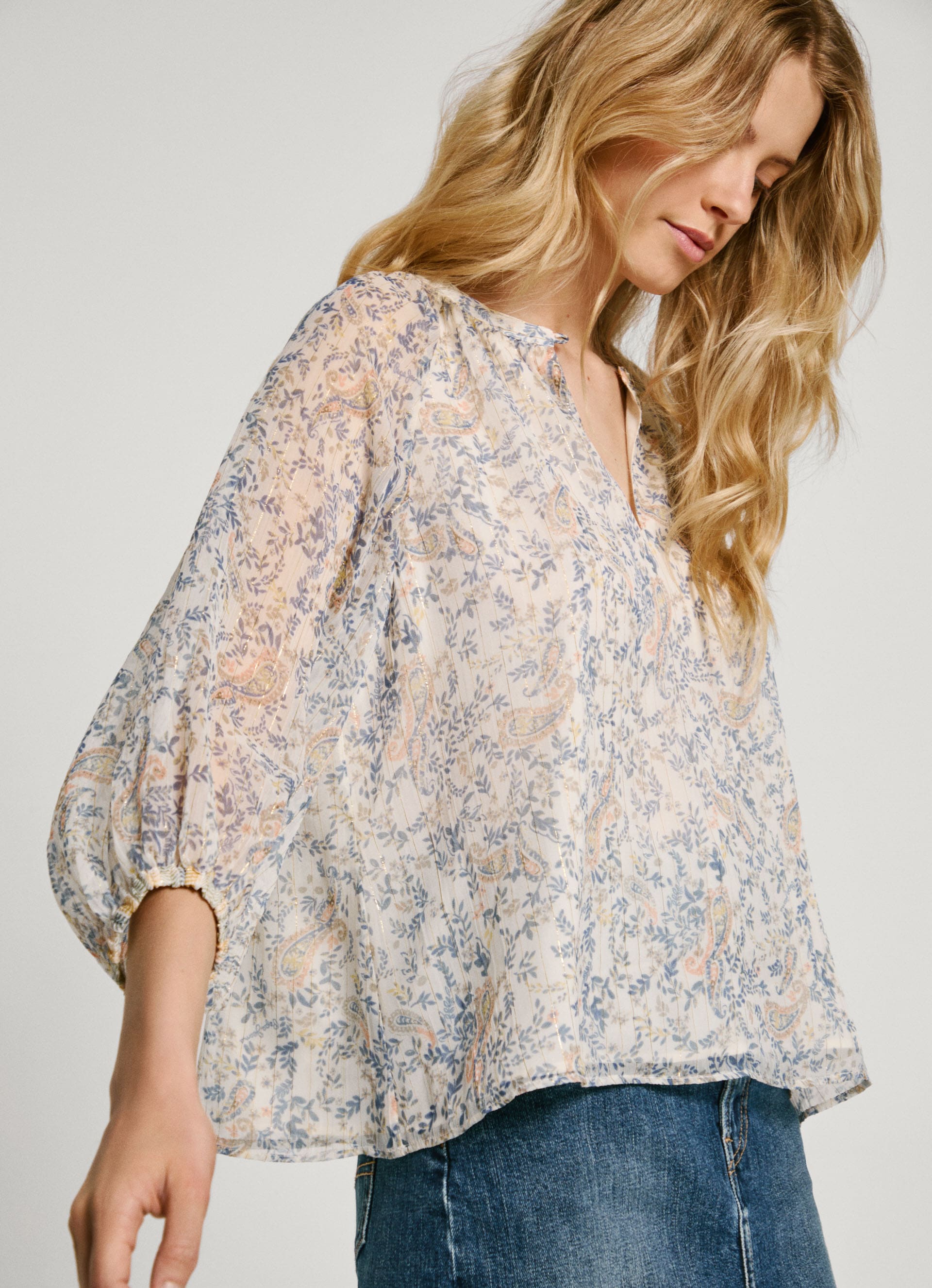 Pepe Jeans Druckbluse »MARTINA«, mit Paisleymuster